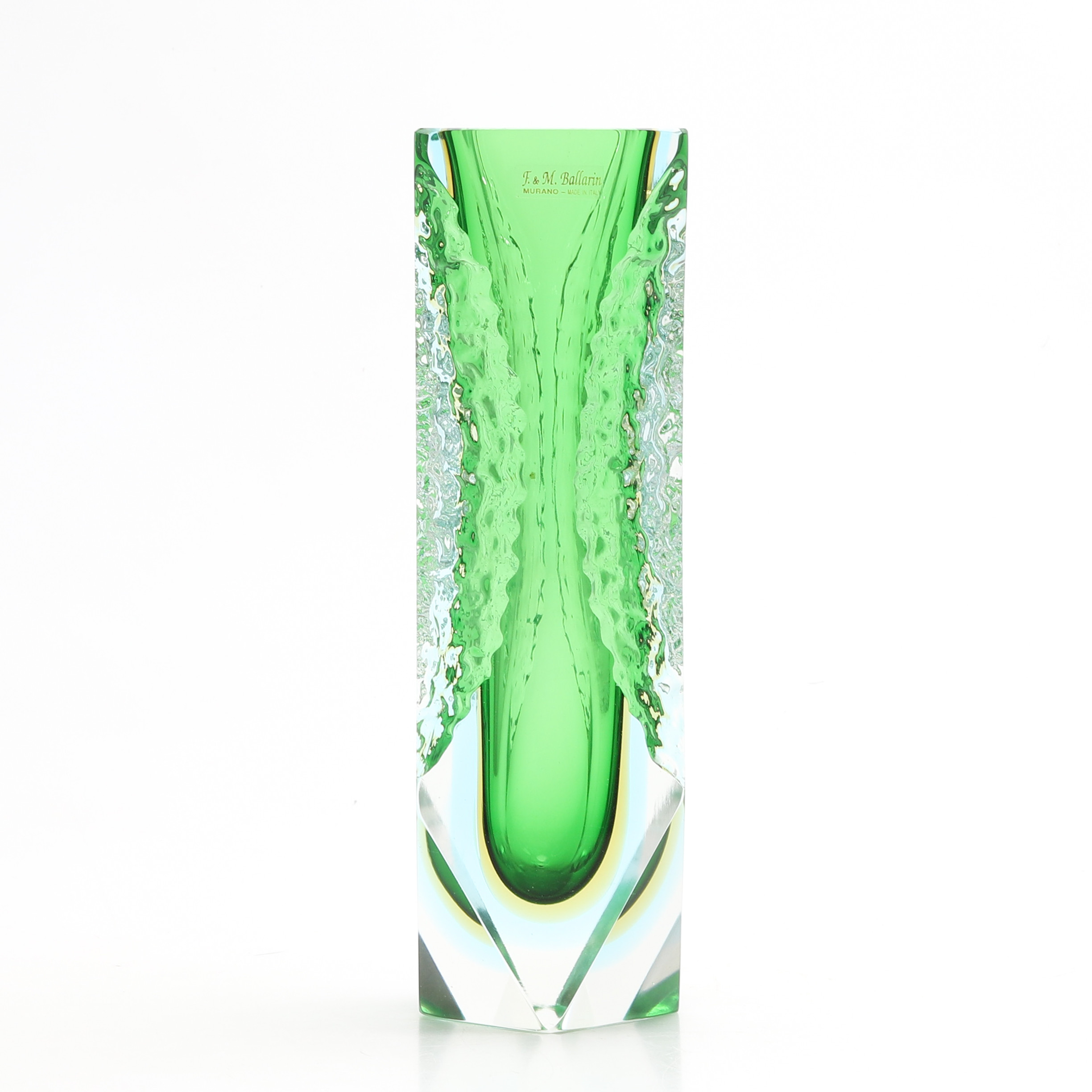 VAS, glas, Mandruzzato, Murano, Italien 1900-tal.