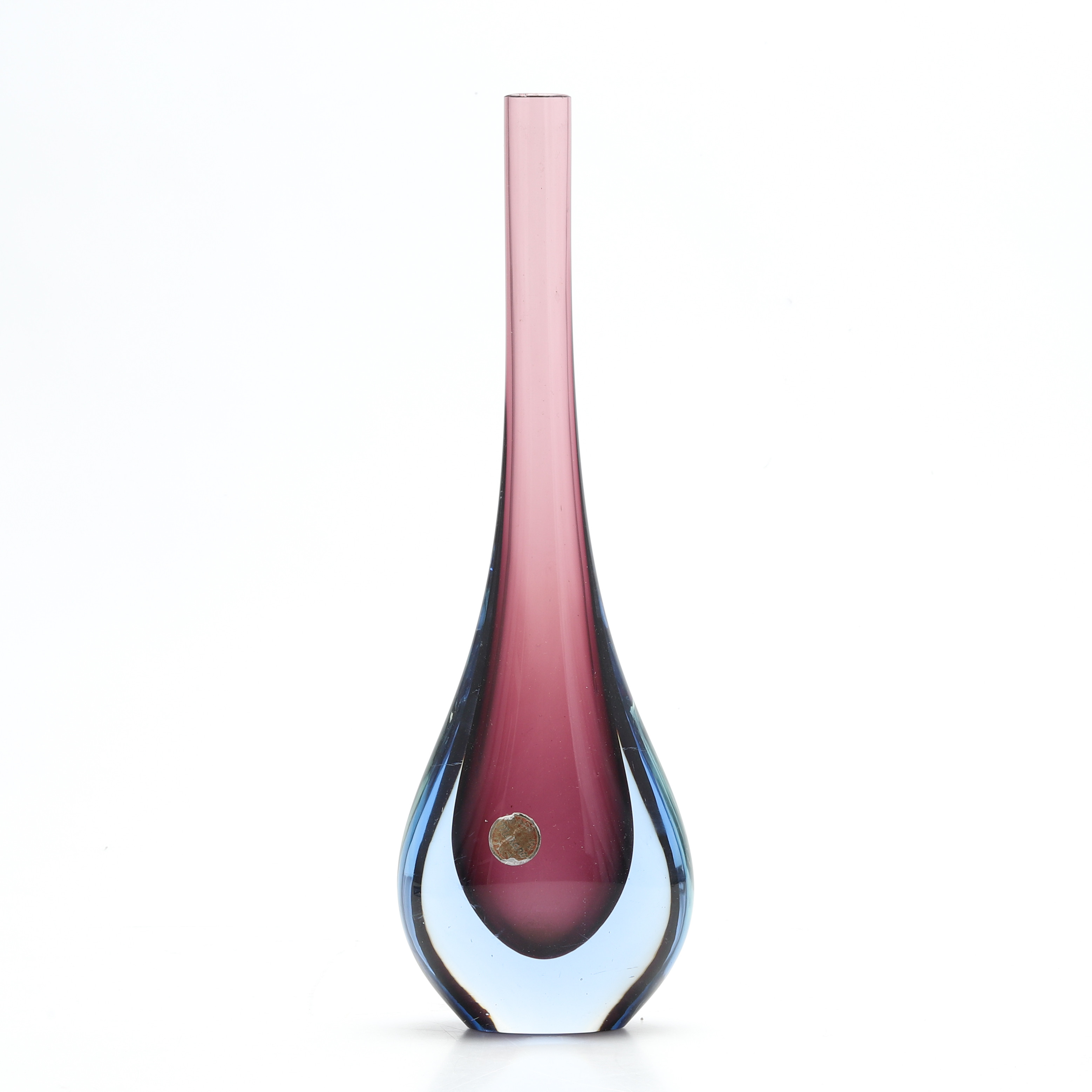 VAS, glas, Murano Italien 1900-talets andra hälft.