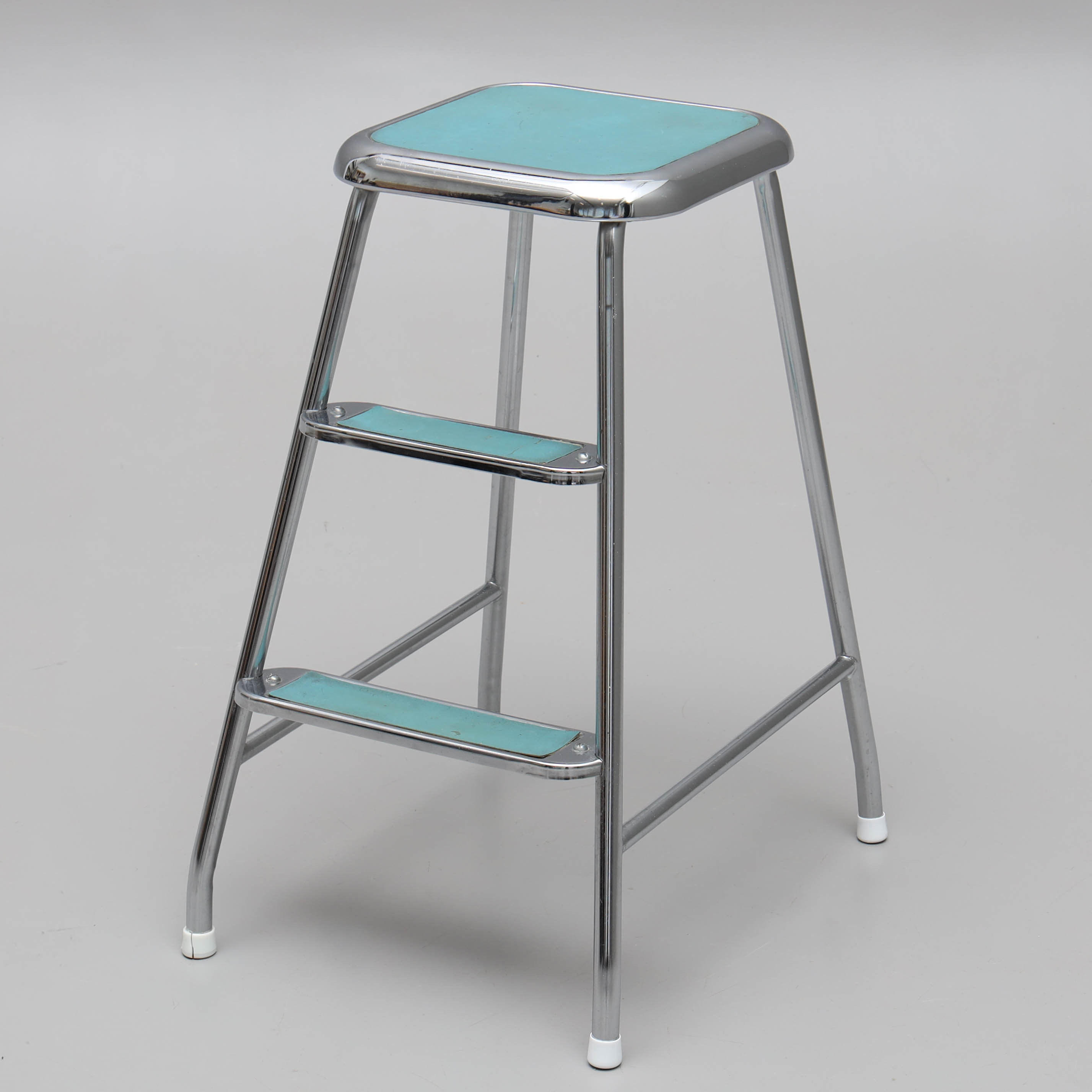 STEGPALL, förkromad metall, Awab, 1900-talets mitt.