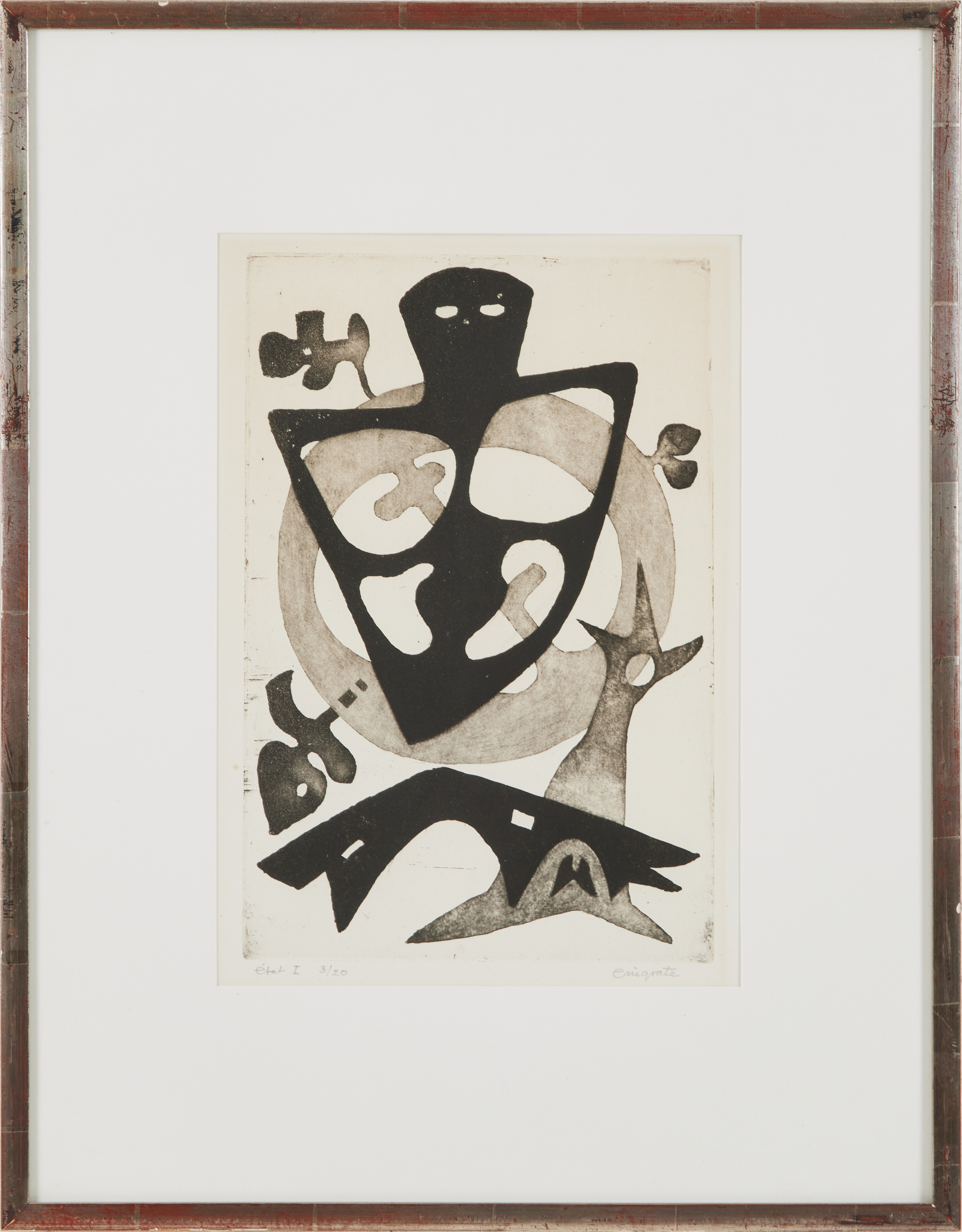 ERIC GRATE. Etsningar, 4 st., signerade. Eric Grate, numrerade 1/20, 3/20, 1/20, 3/30.