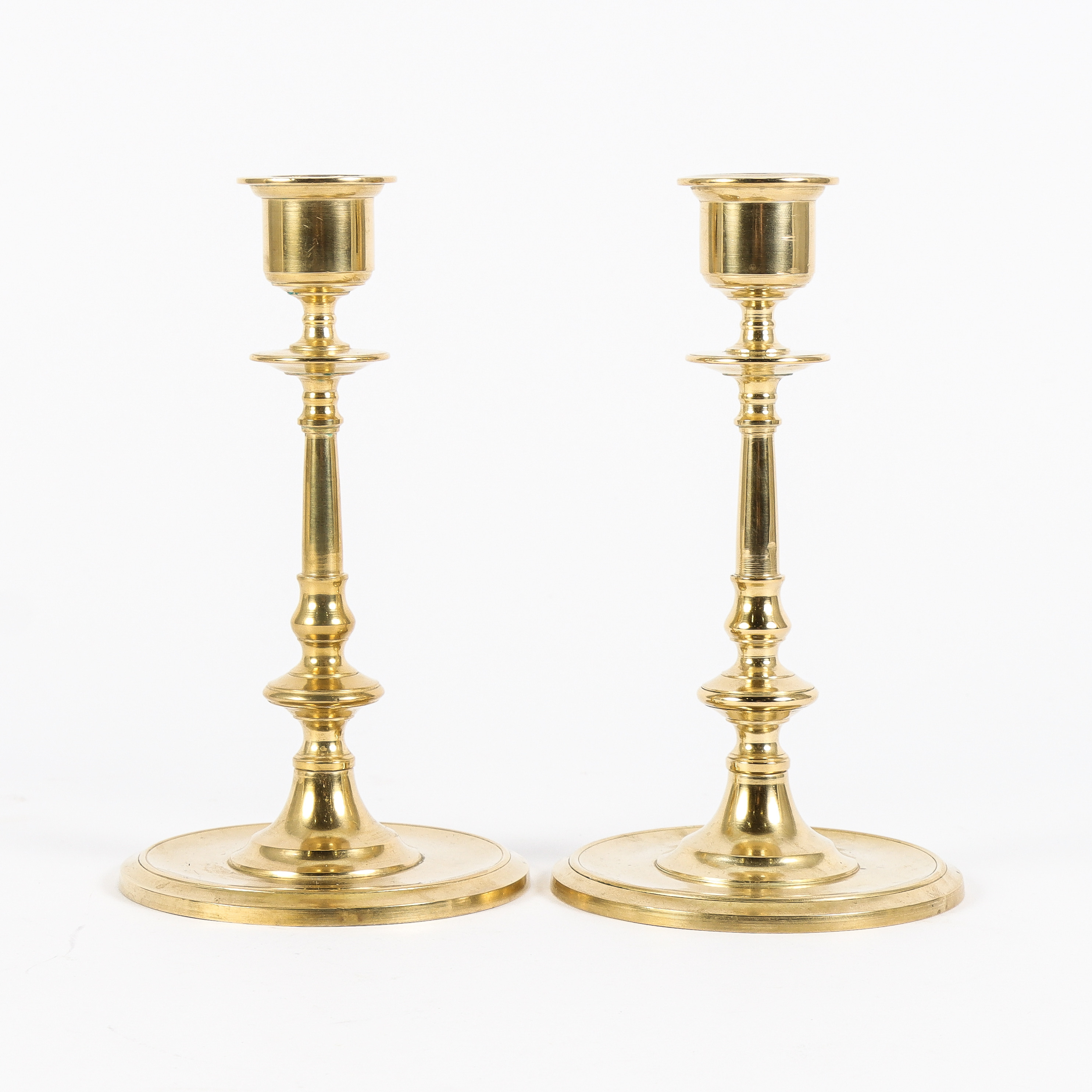 LJUSSTAKAR paret, mässing Skultuna Bruk.