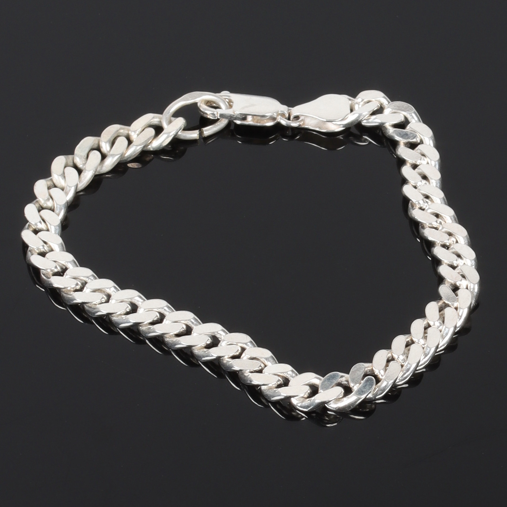 ARMBAND, sterlingsilver, pansarlänk, 1900/2000-tal.