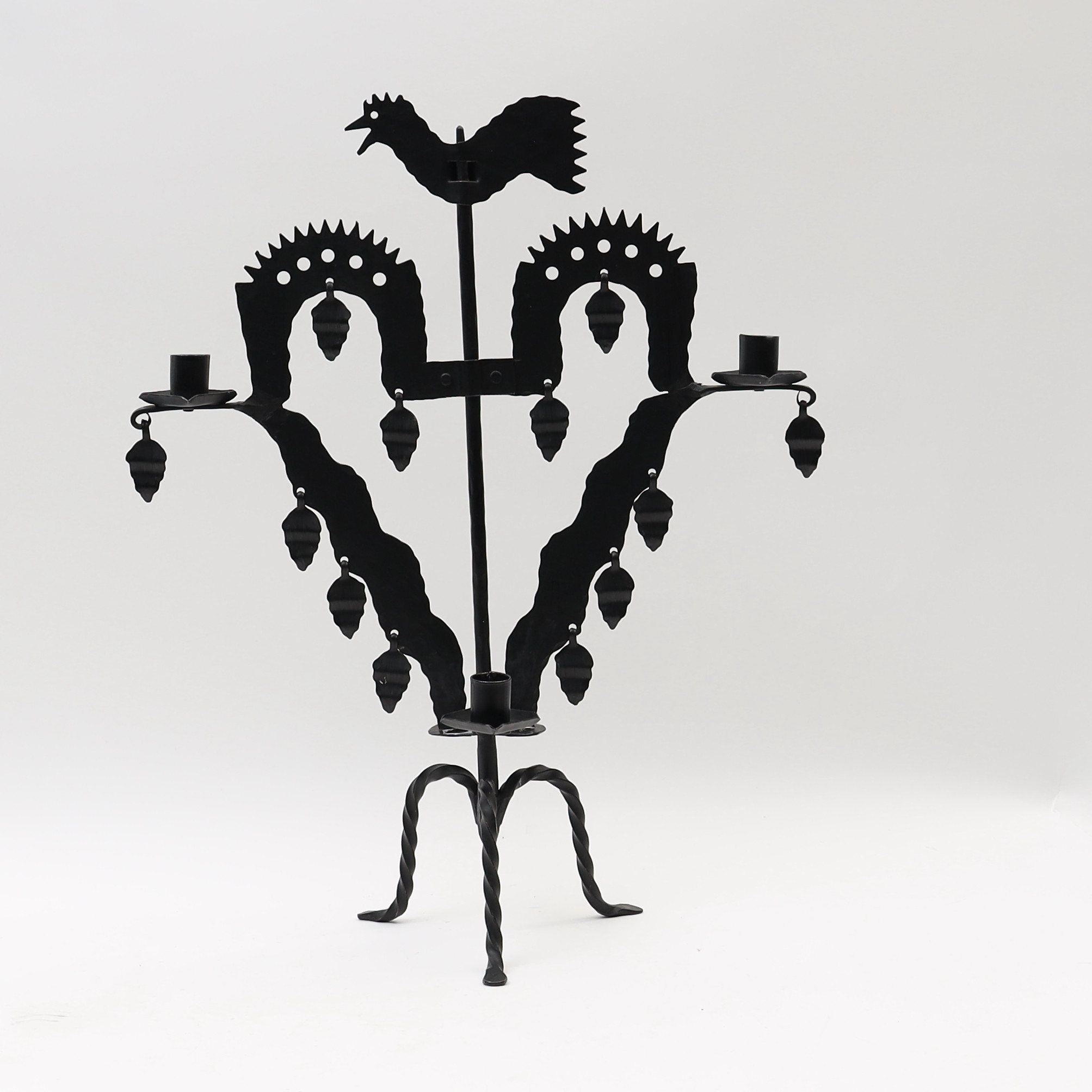 KANDELABER, så kallad "Tuppljusstake".