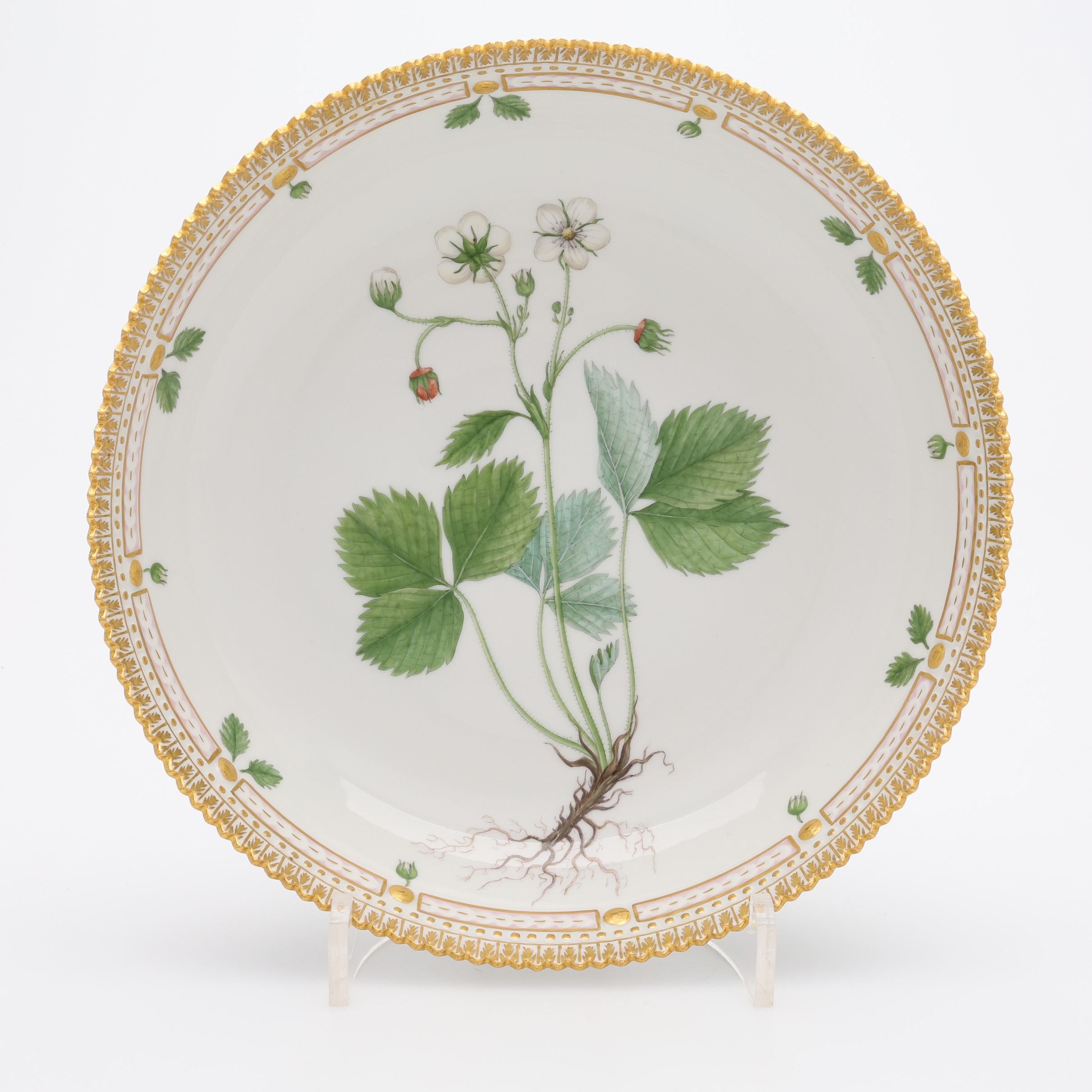 SKÅL, PORSLIN, FLORA DANICA, MODELLNUMMER 3504, ROYAL COPENHAGEN, DANMARK, 1963.