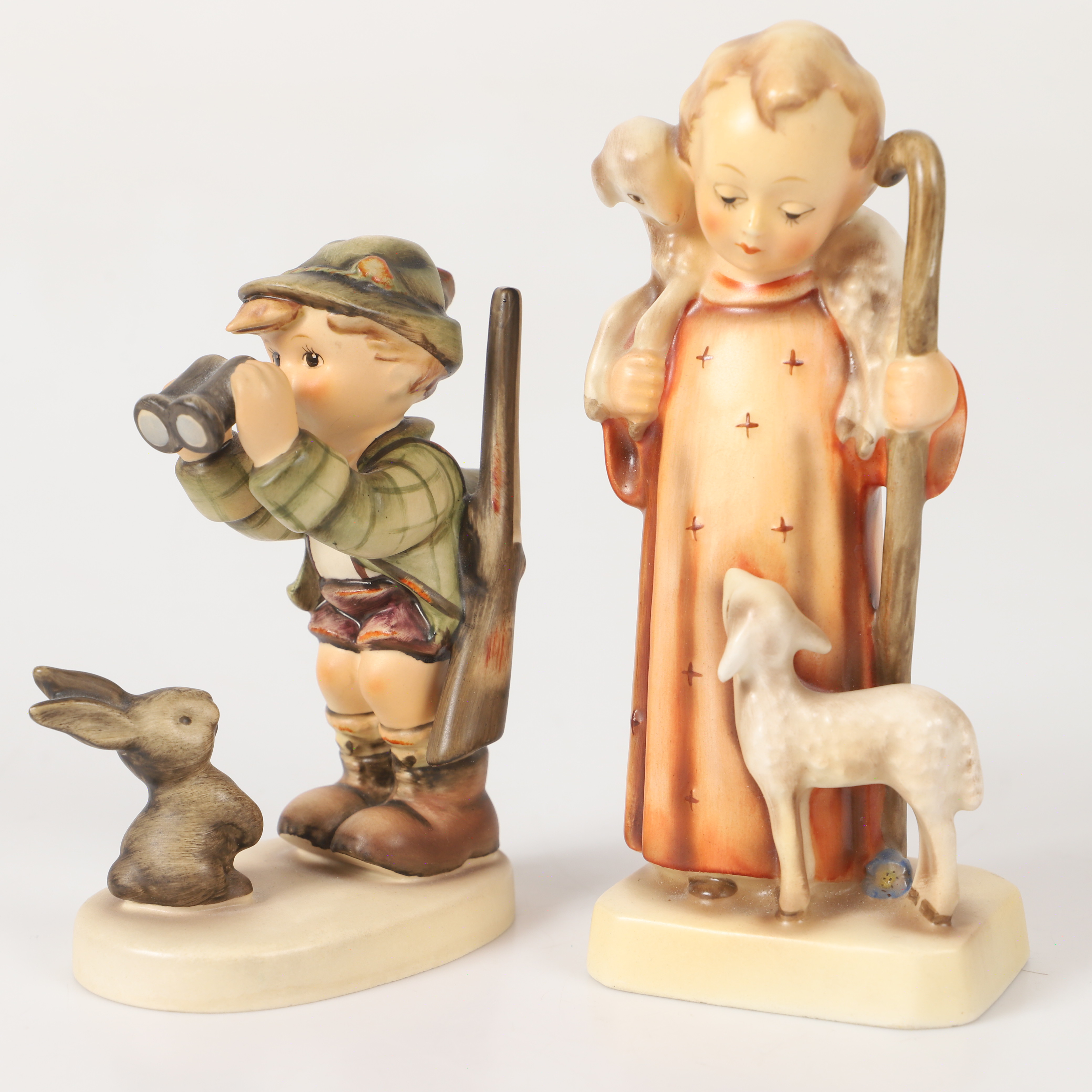 FIGURINER, 2 stycken, porslin, Goebel, Tyskland.