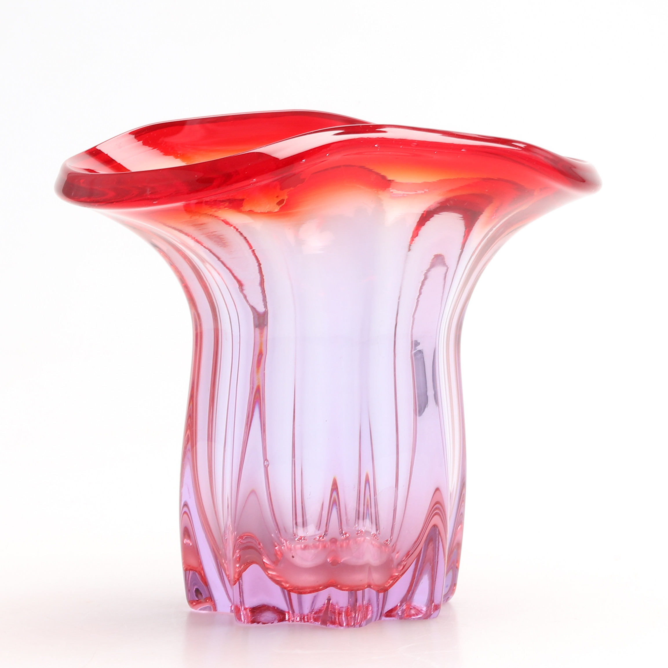 VAS, glas, sommerso, Murano, Italien 1900-talets mitt.