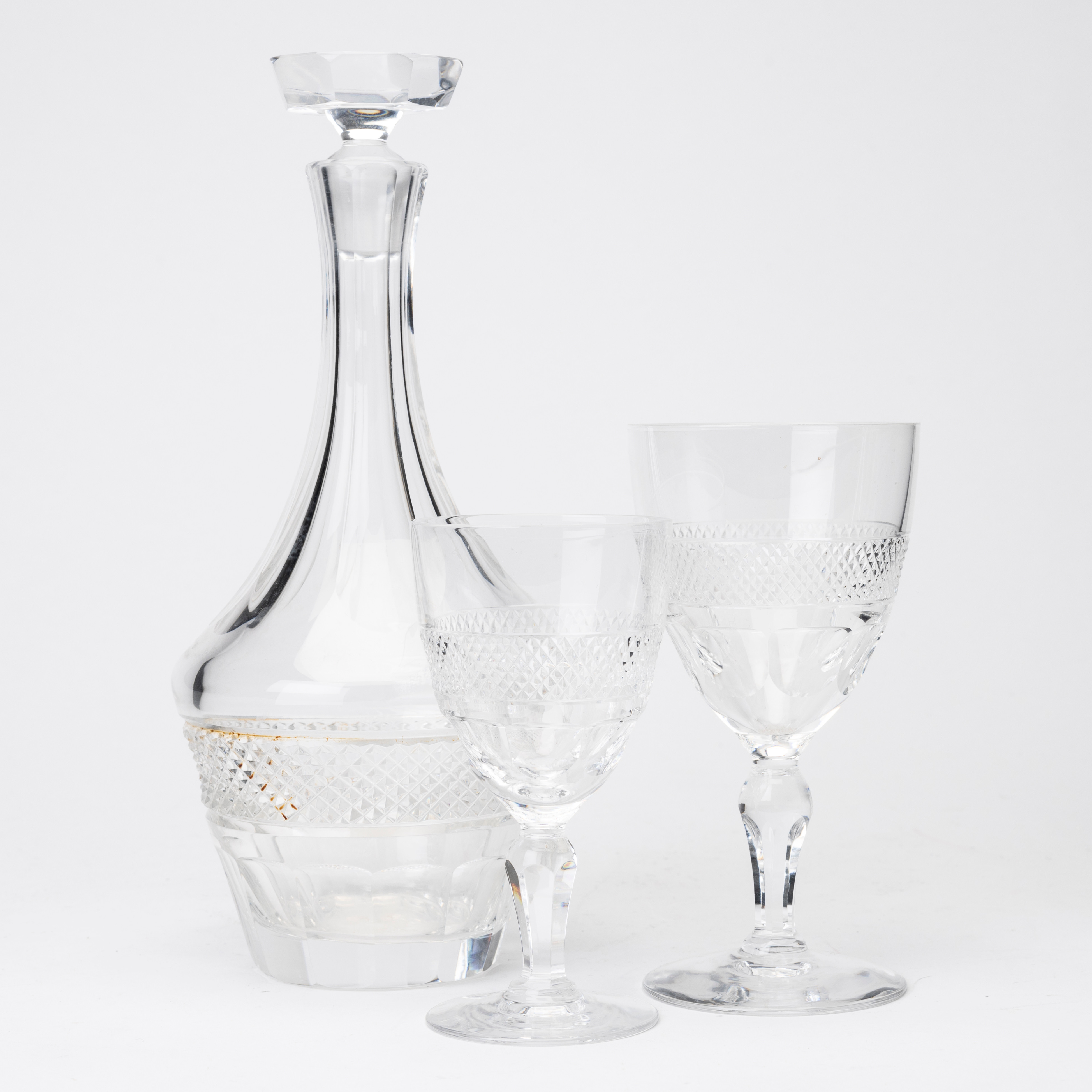 EDVARD HALD. Glasservis, 13 delar, "Rio", Orrefors.