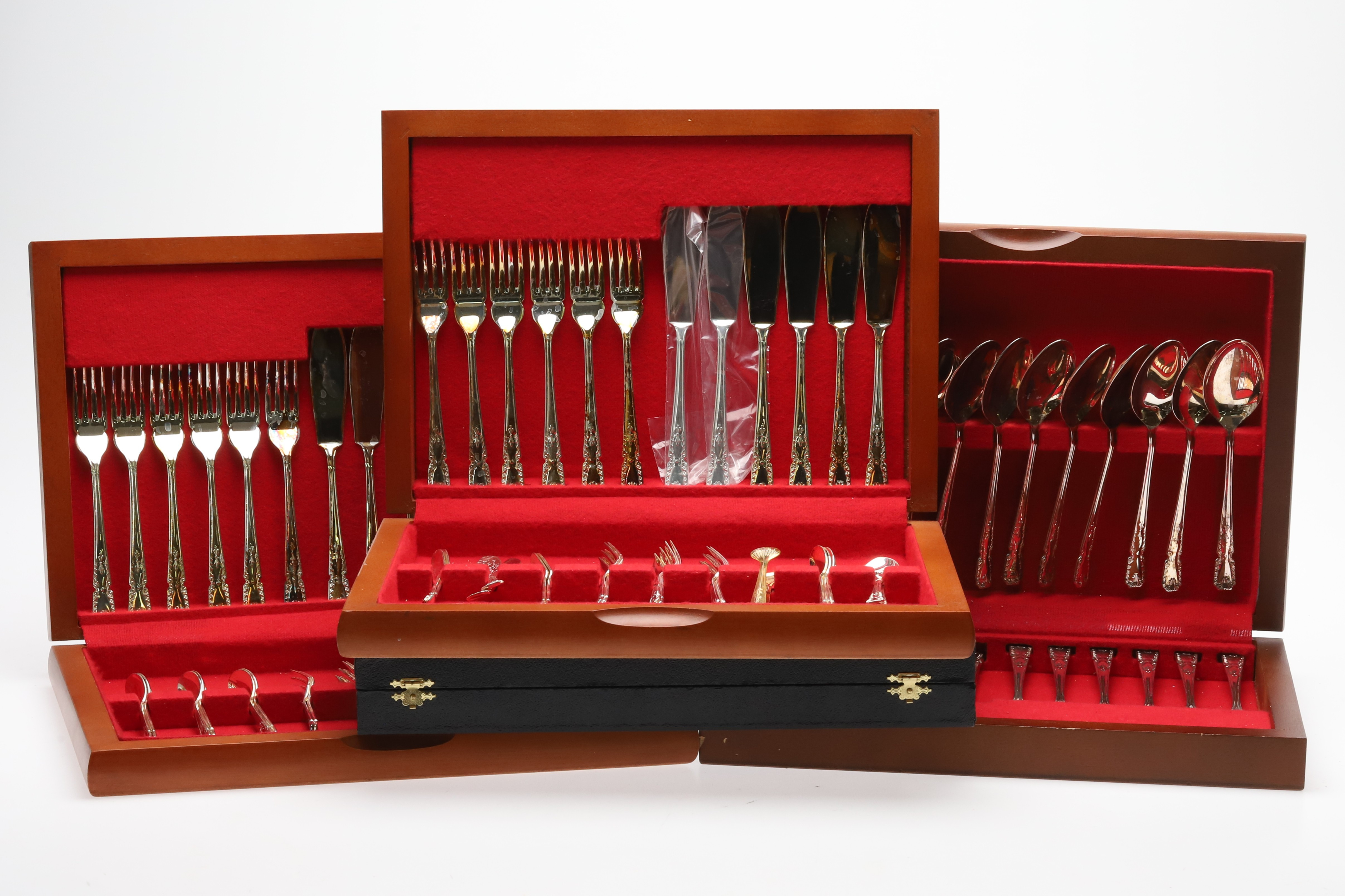 BESTICKUPPSÄTTNING, nysilver, 140 delar, Sheffield, England.