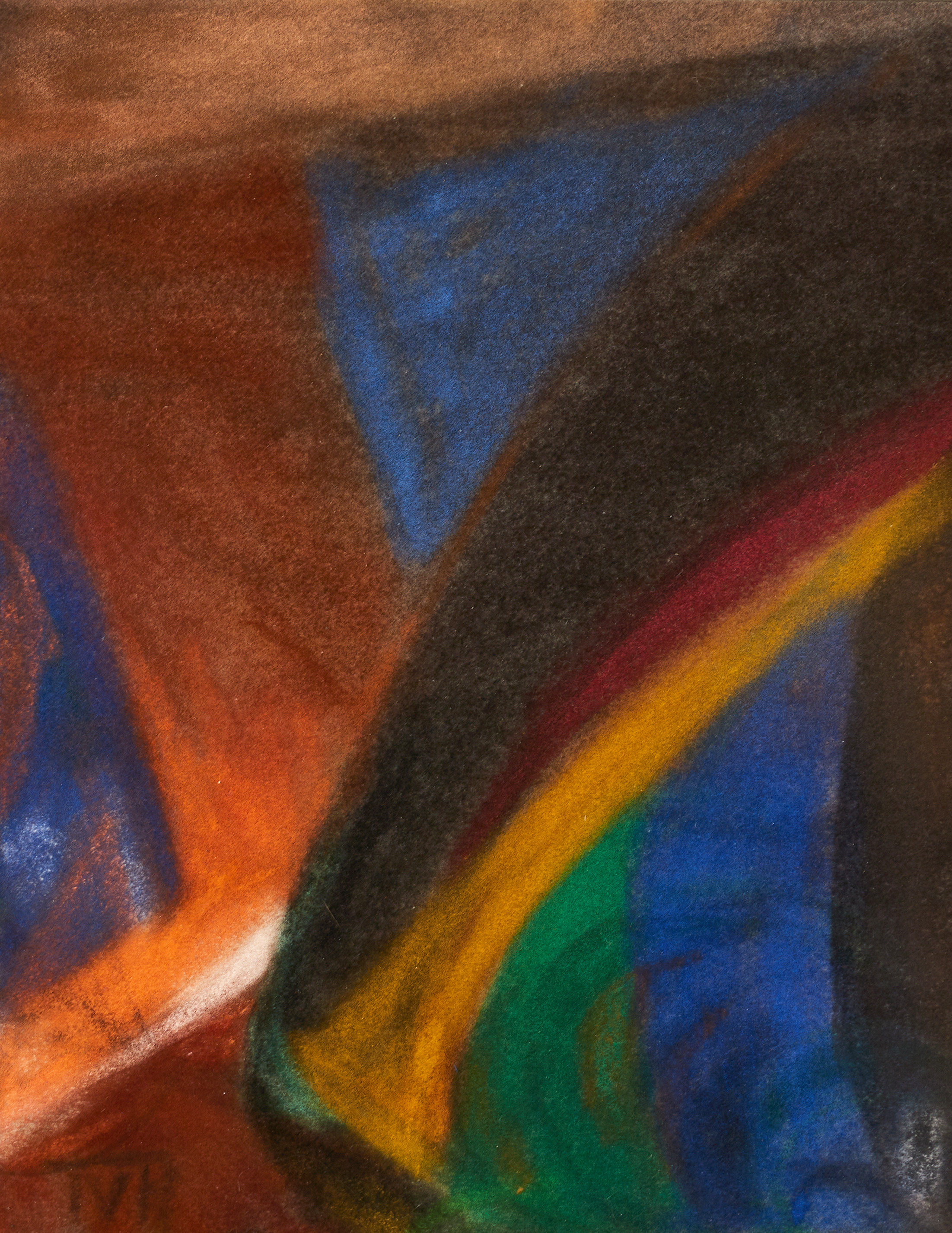 TORA VEGA HOLMSTRÖM (1880-1967). Komposition, monogramsignerad TVH, pastell.