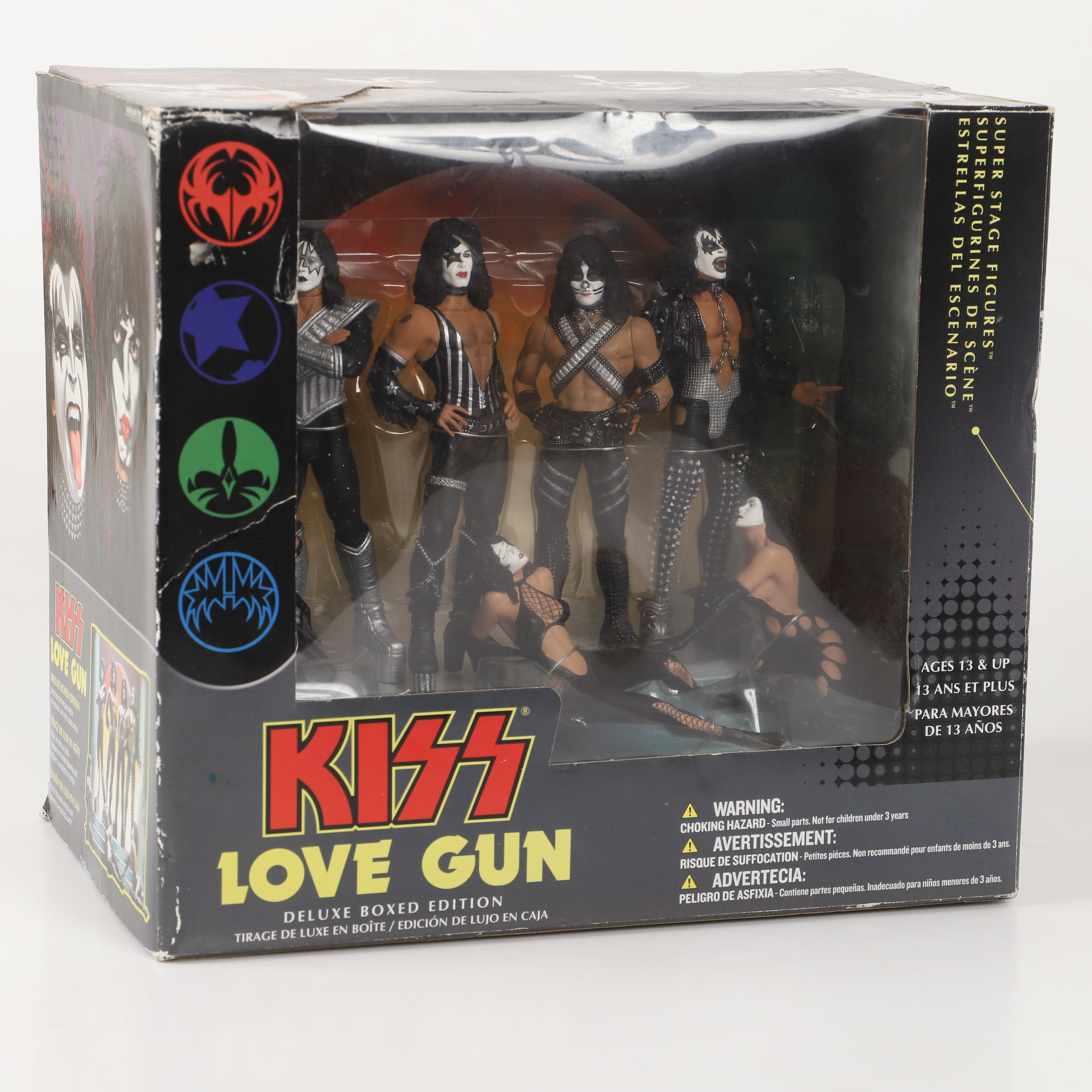 KISS, samlarfigurer, Love Gun, Deluxe boxed edition, McFarlane Toys.