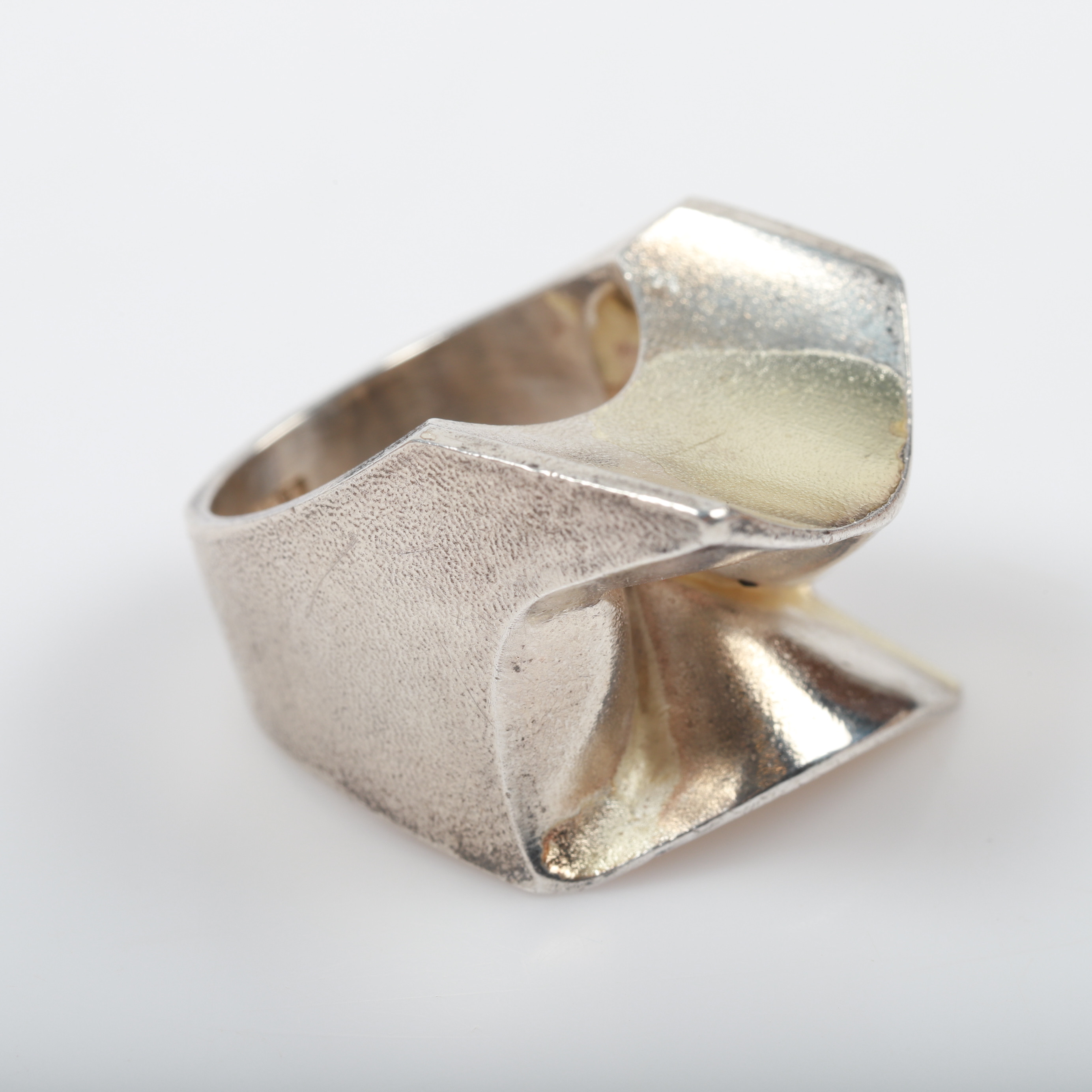 BJÖRN WECKSTRÖM. Ring, "Carina", sterlingsilver, Lapponia, Finland, 1974.