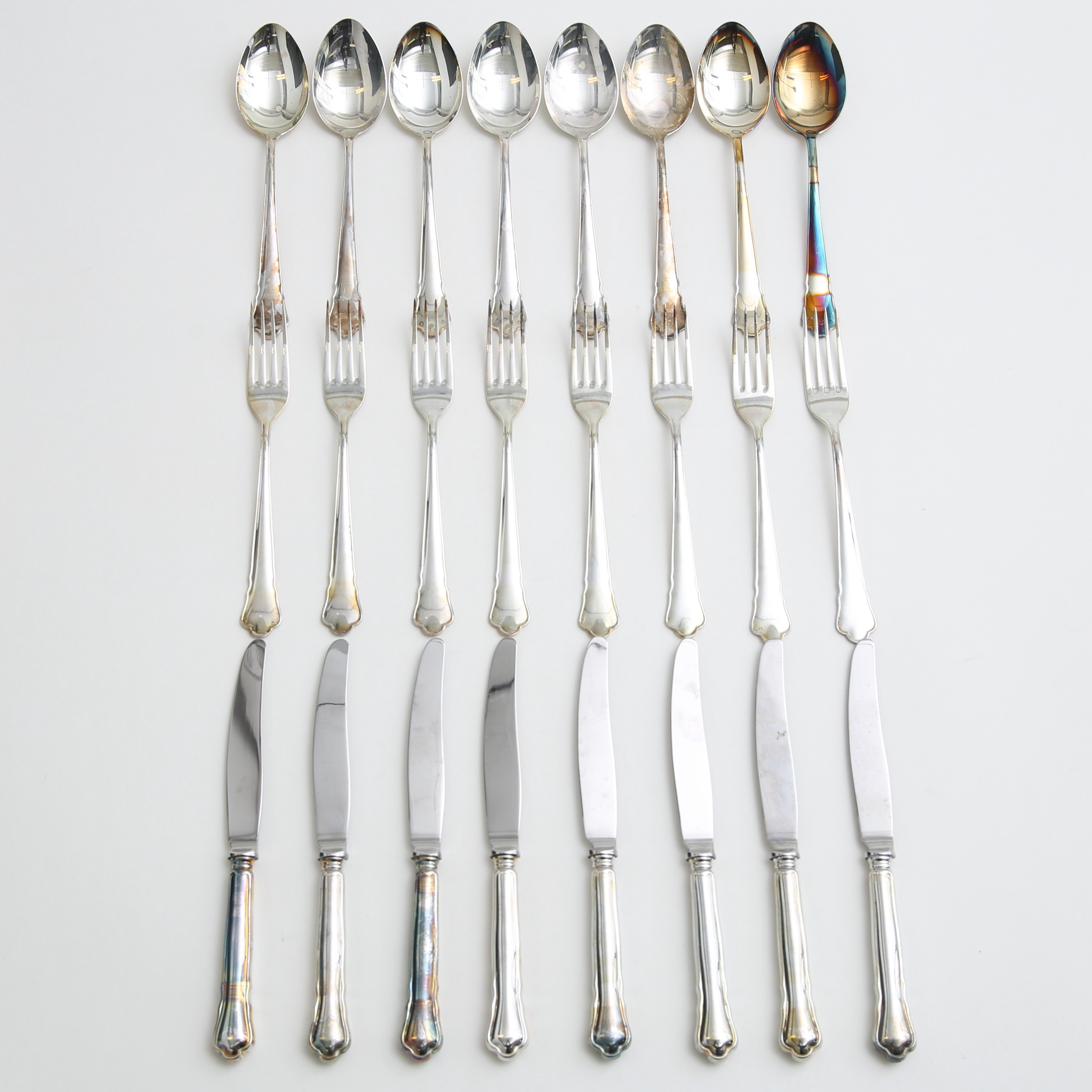 SILVERBESTICK, 24 delar, "Chippendale", GEWE, 2000.