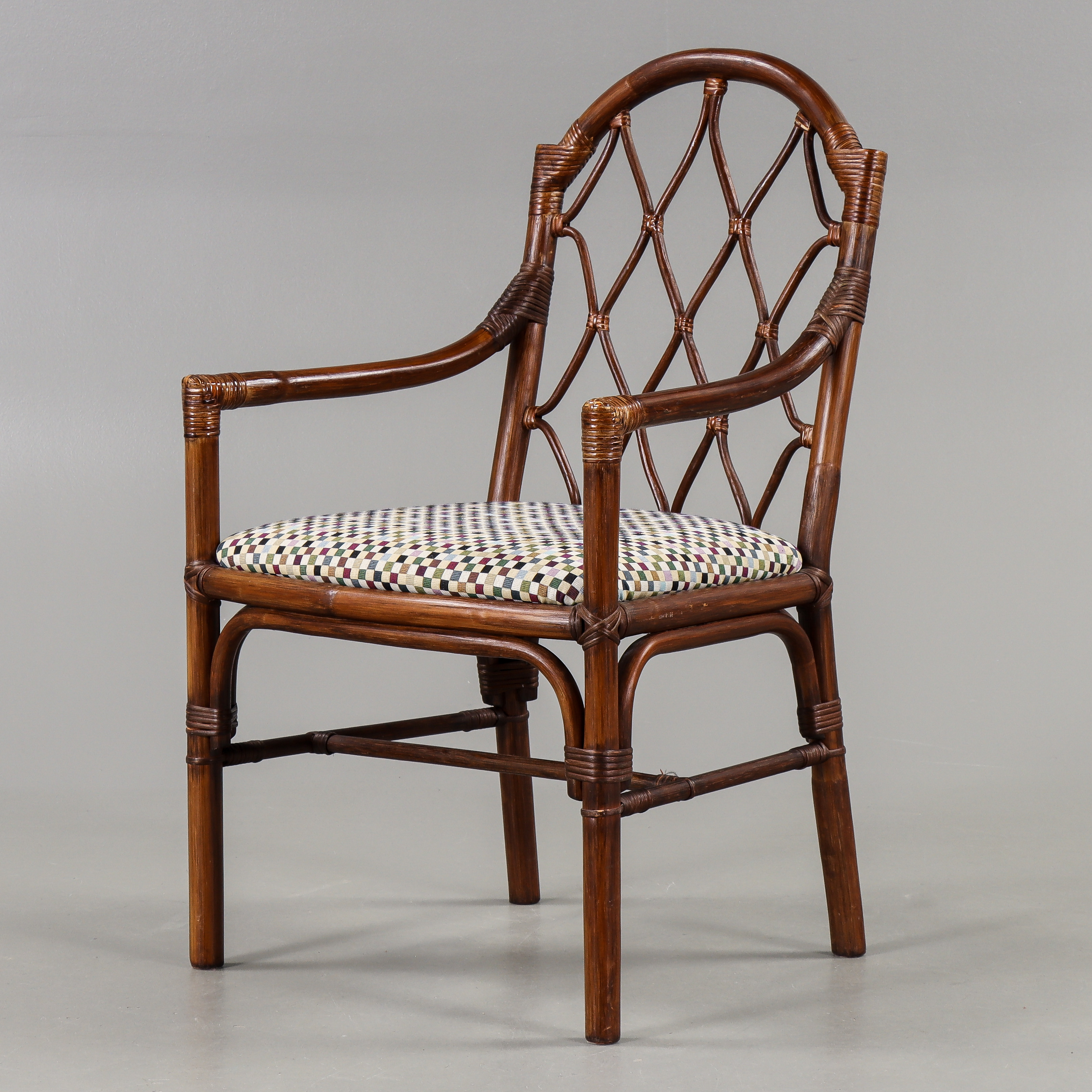 KARMSTOL Bambu och rotting, 1900-talets andra hälft.