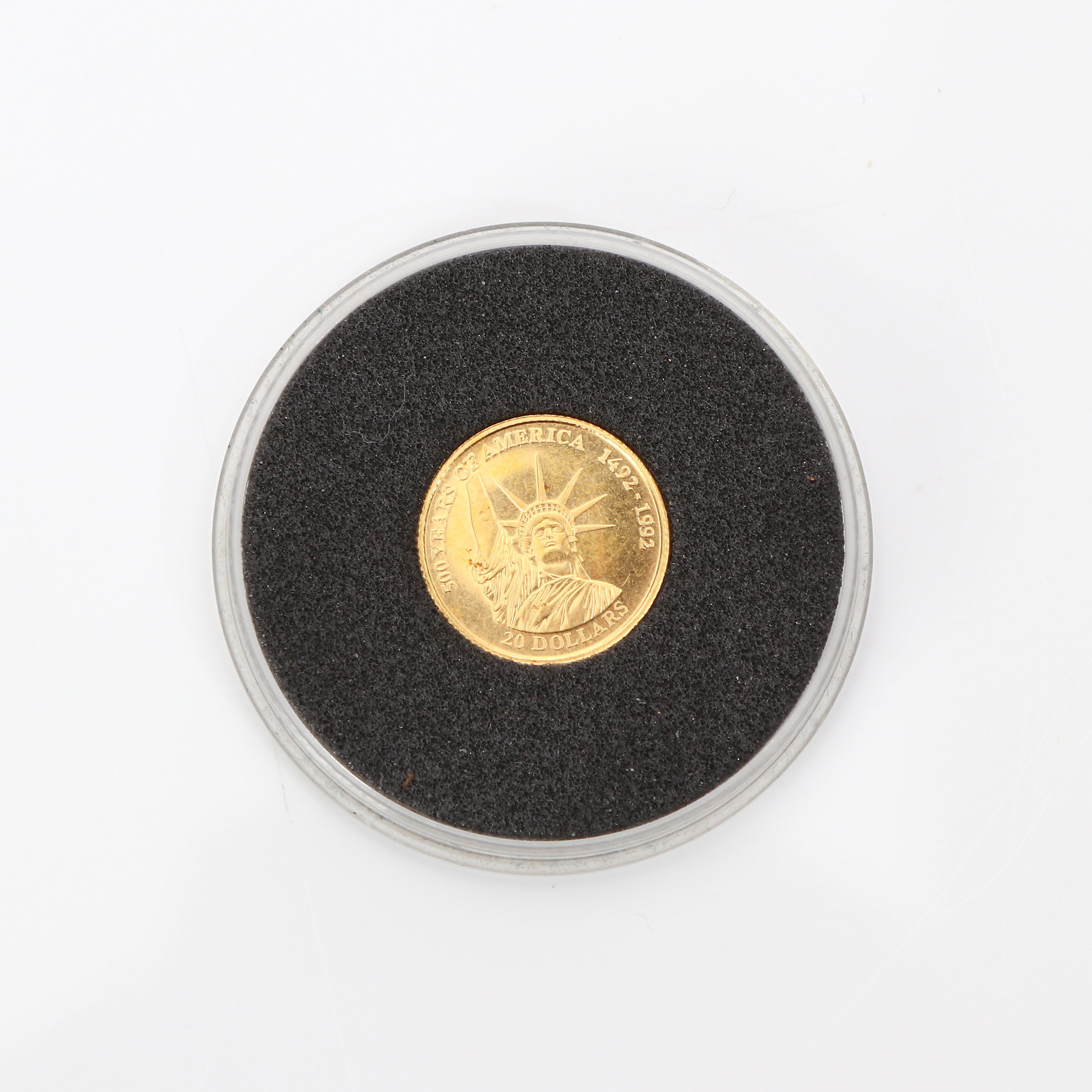 GULDMYNT. 1,24 gram finguld 999/1000. 20 Dollar, Cook Islands, 1995.