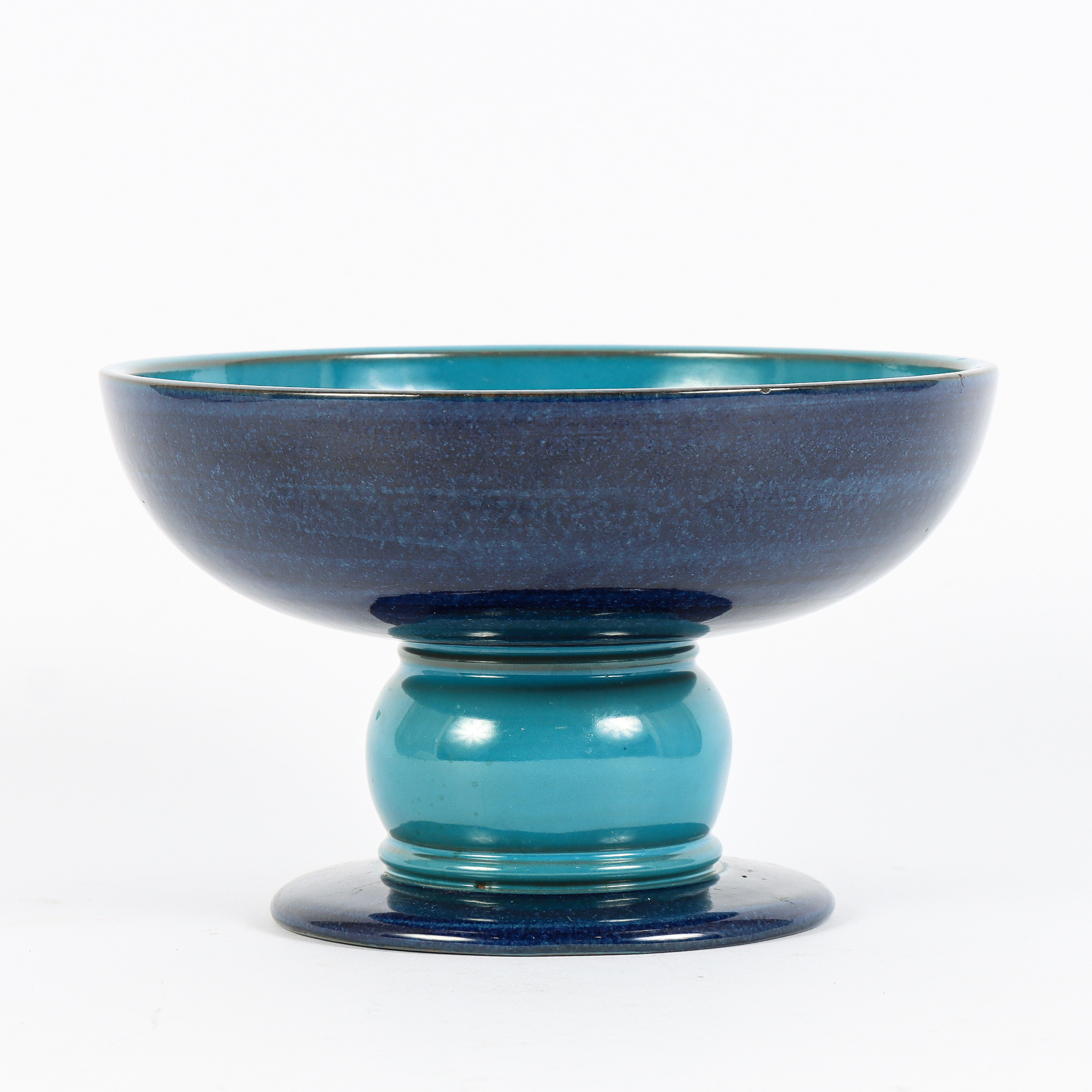 SKÅL PÅ FOT lergods, "Trio", Berit Ternell Upsala Ekeby.