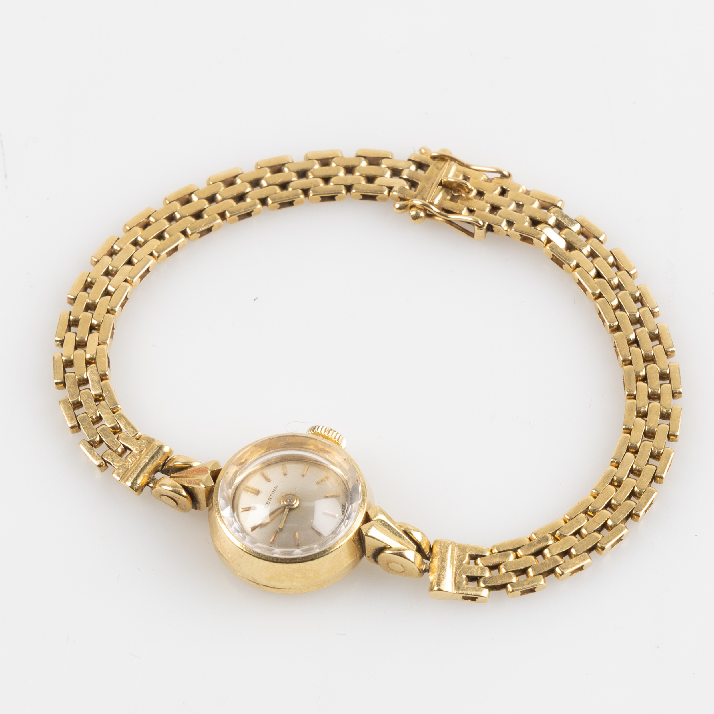 CERTINA, smyckesur, 17 mm, 18K guld, ca 1965.