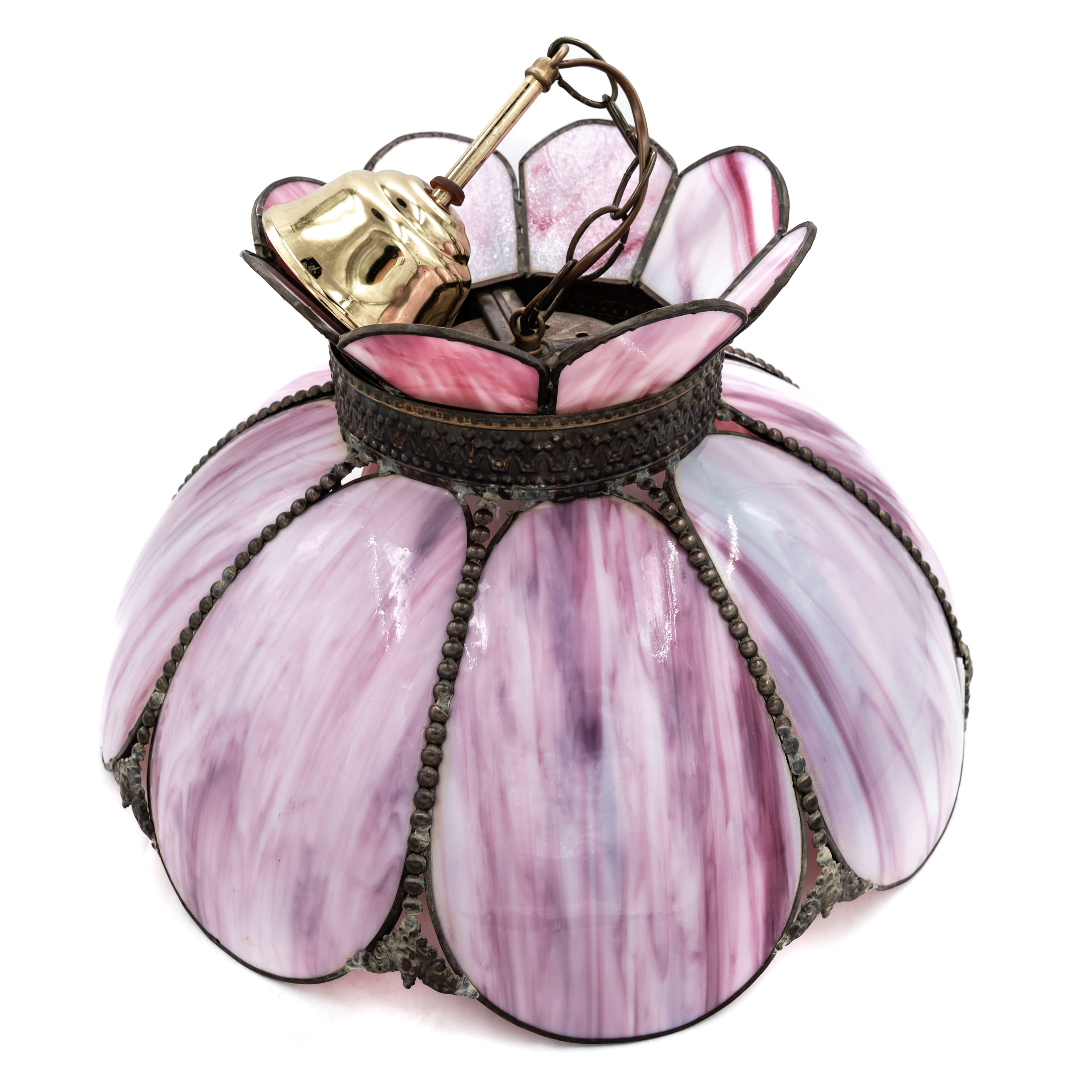 TAKLAMPA, Tiffany-Stil, 1900-tal.