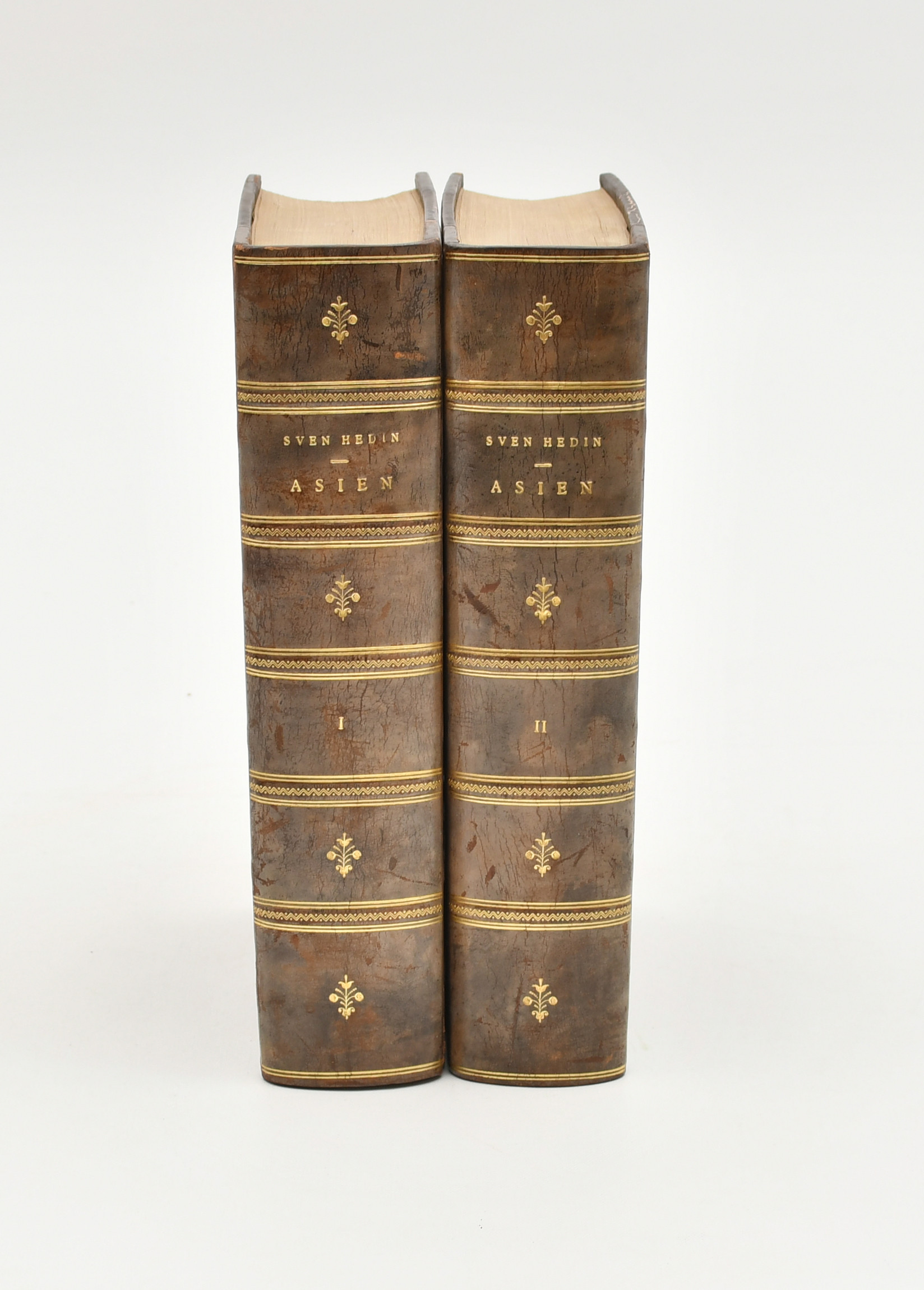 Asien, tusen mil på okända vägar I-II av Sven Hedin.