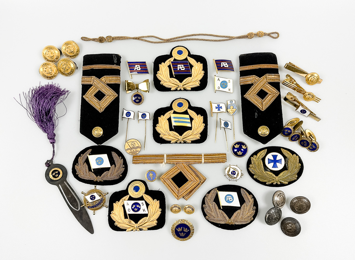 Parti Rederi Memorabilia. Bl a Svenska Amerika Linjen.