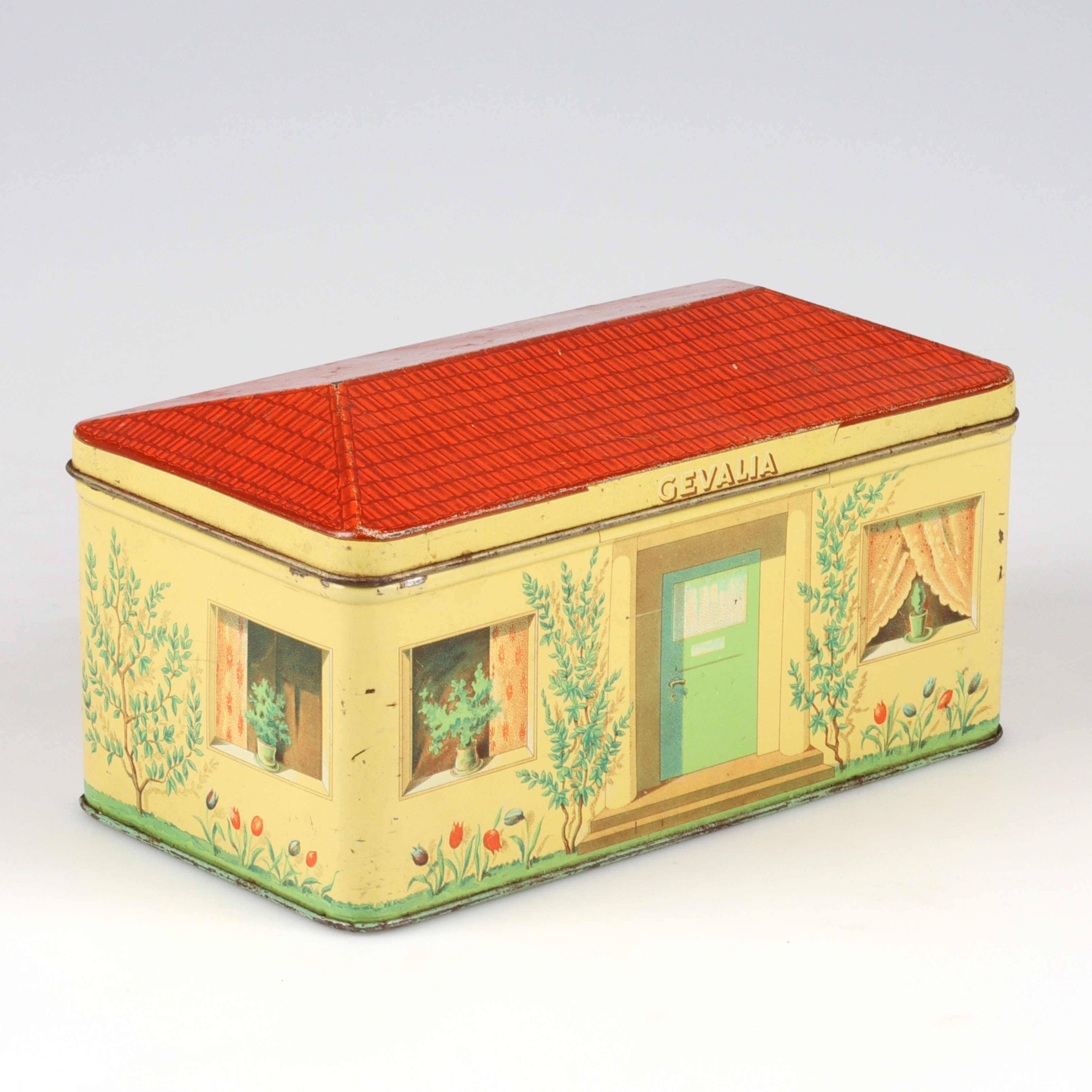 KAFFEBURK, Gevalia, AB Plåtmanufaktur. 1900-talets mitt.