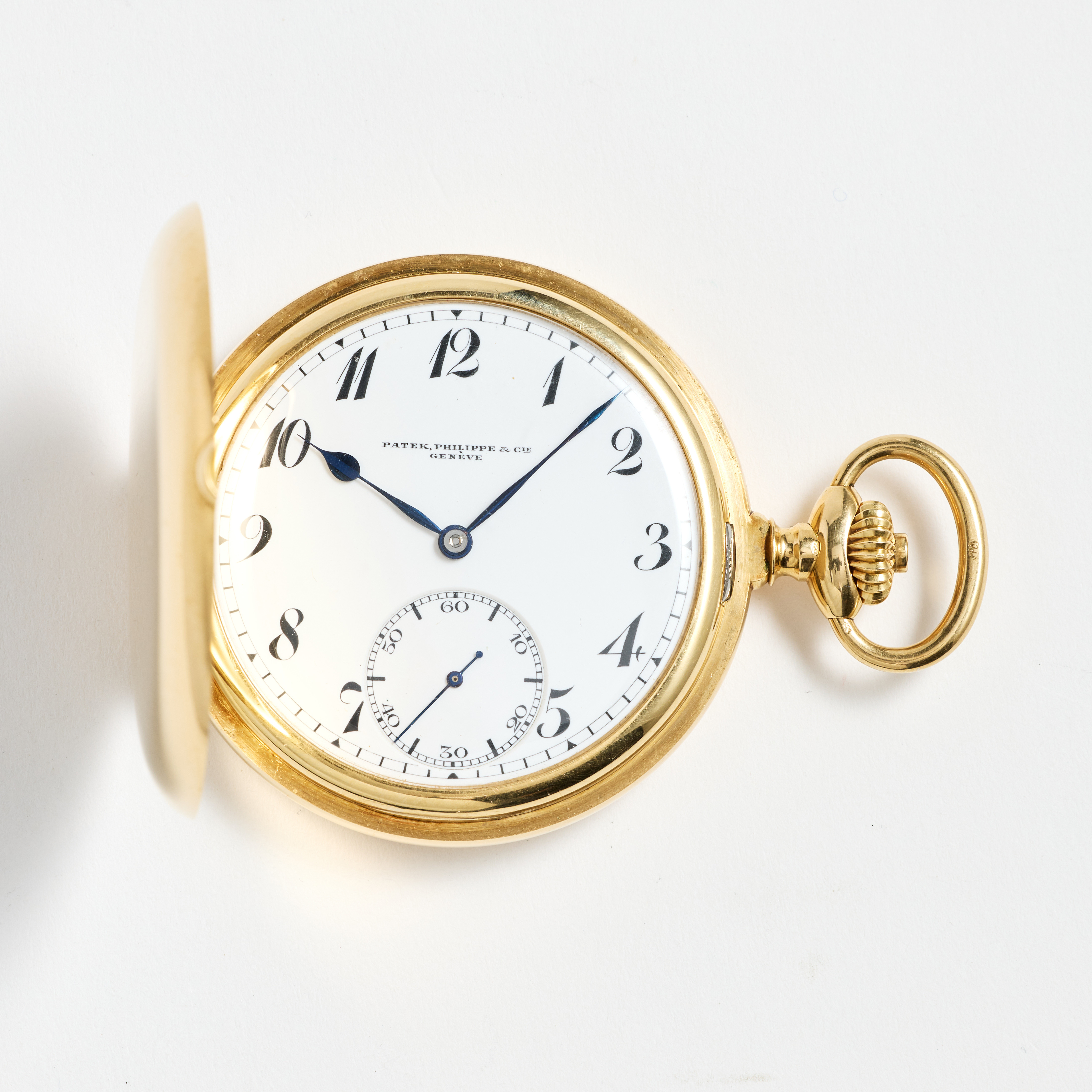 PATEK, PHILIPPE & CIE, fickur, 50,5 mm, savonett, 18K guld, ca 1903.