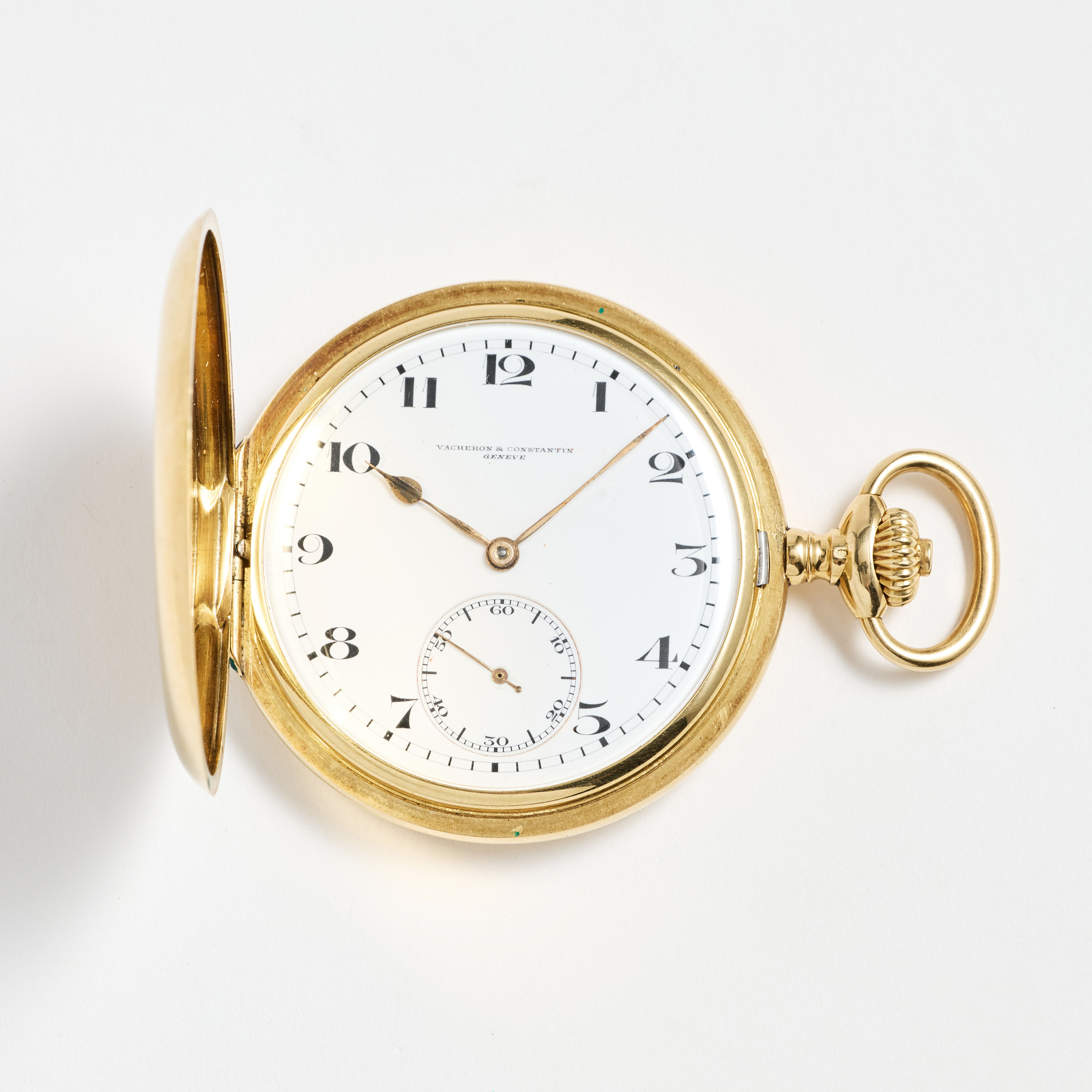 VACHERON & CONSTANTIN, fickur, 50,5 mm, savonett, 18K guld, ca 1917.