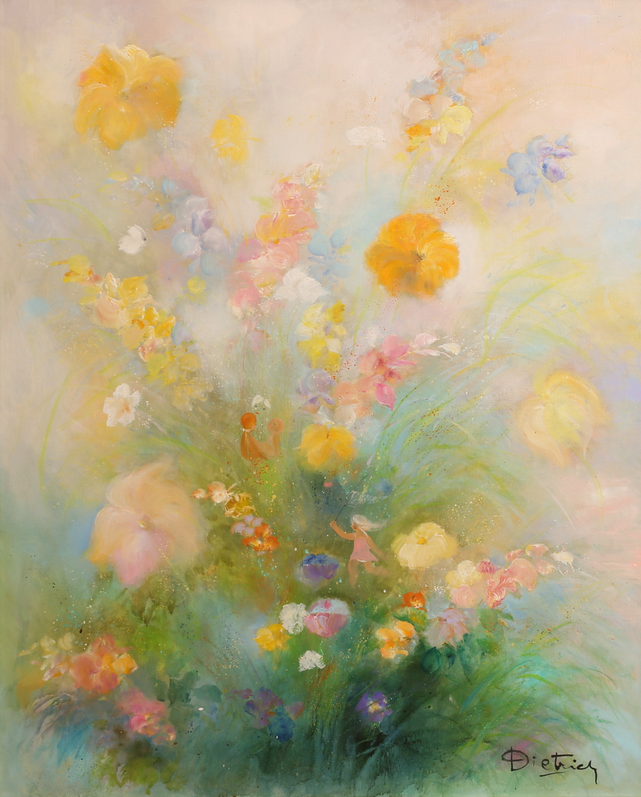 DIETRICH GRUNEWALD. Olja på duk, signerad.