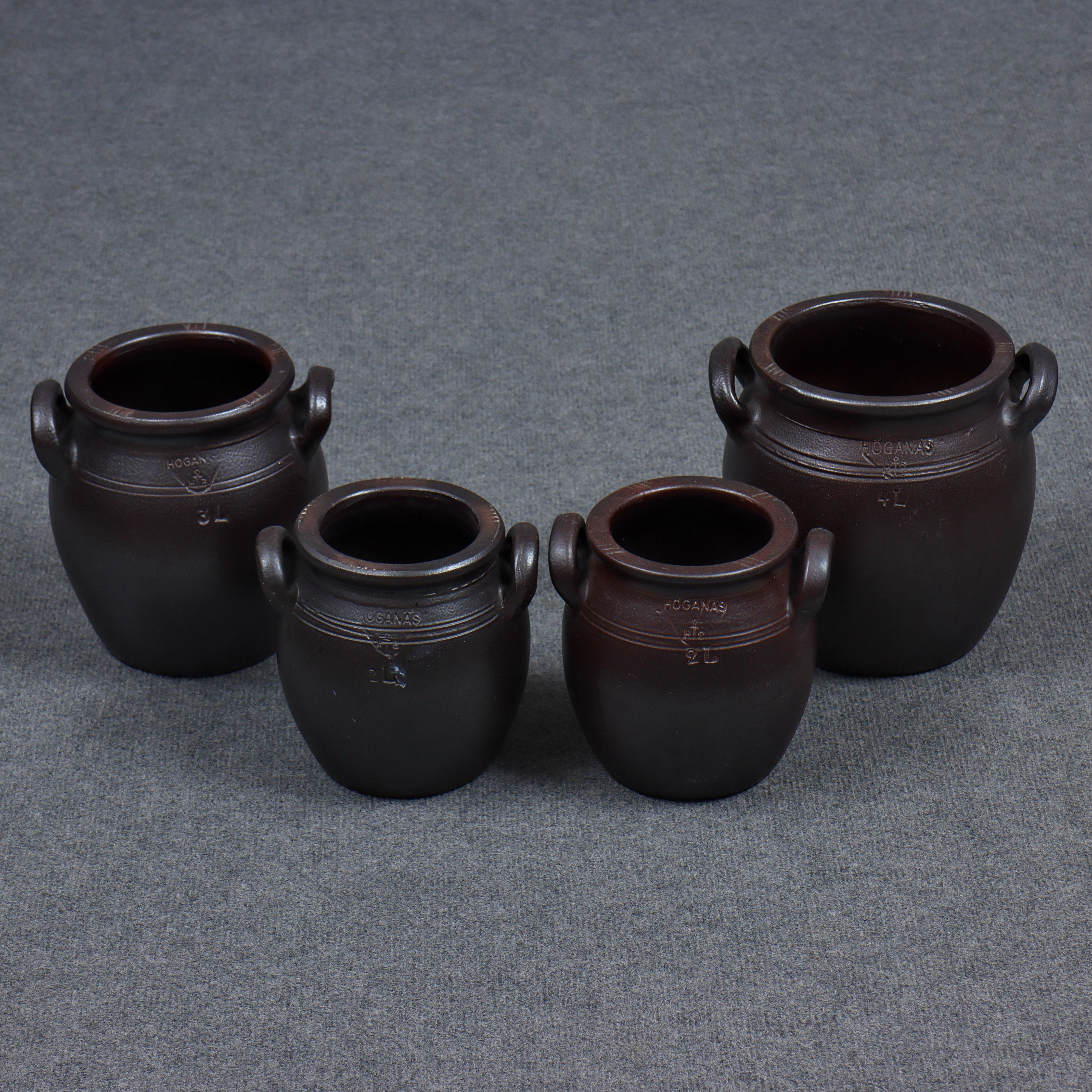 4 HÖGANÄSKRUS, 2 LITER, 3 LITER SAMT 4 LITER.