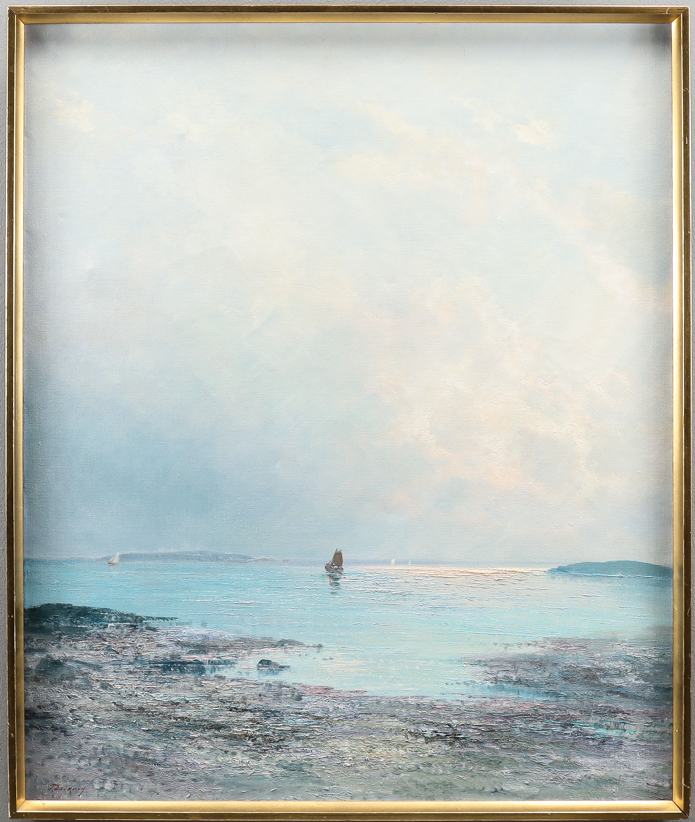 TAGE ERIKSSON. Olja på duk, signerad.