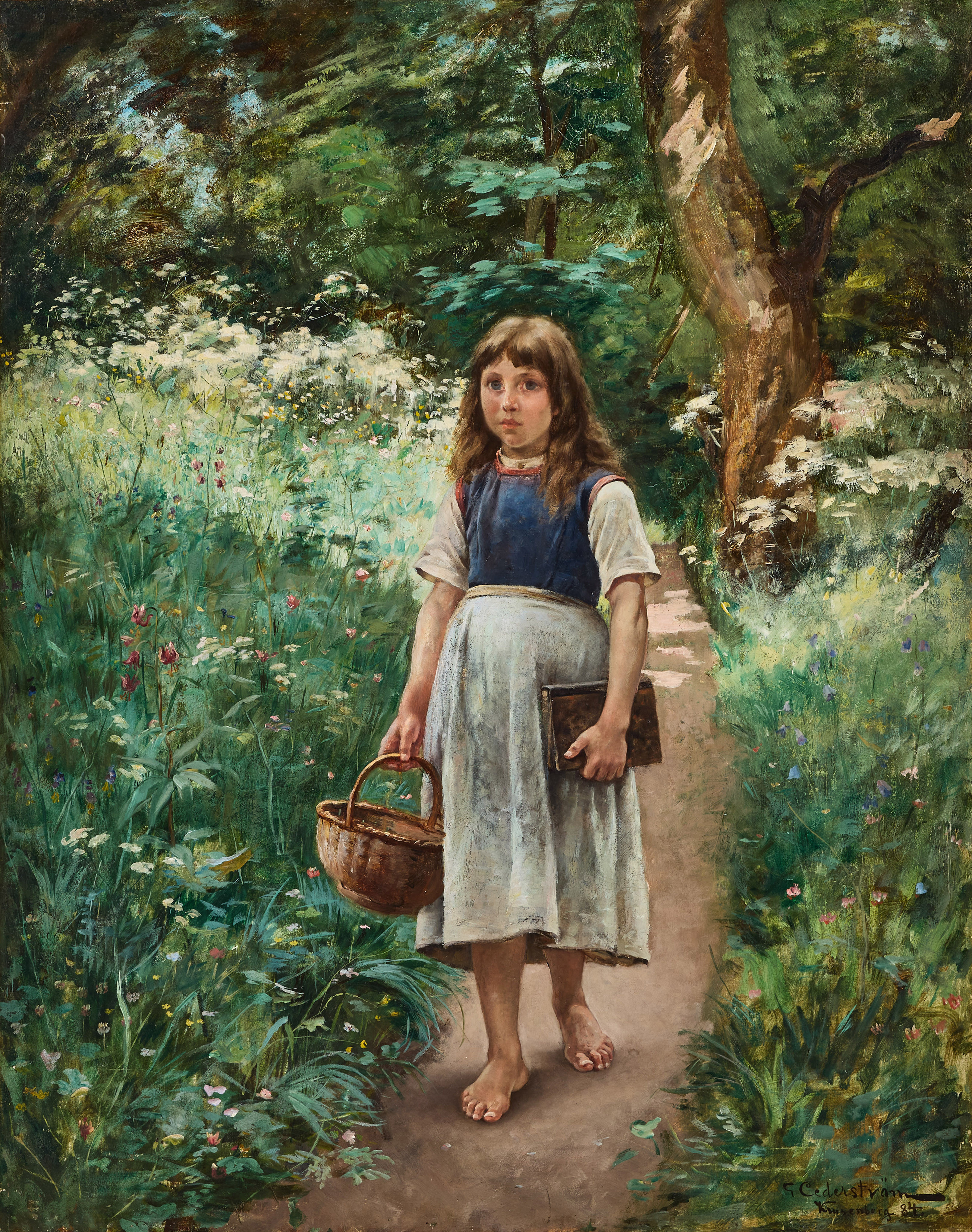 GUSTAF CEDERSTRÖM. Längs stigen.