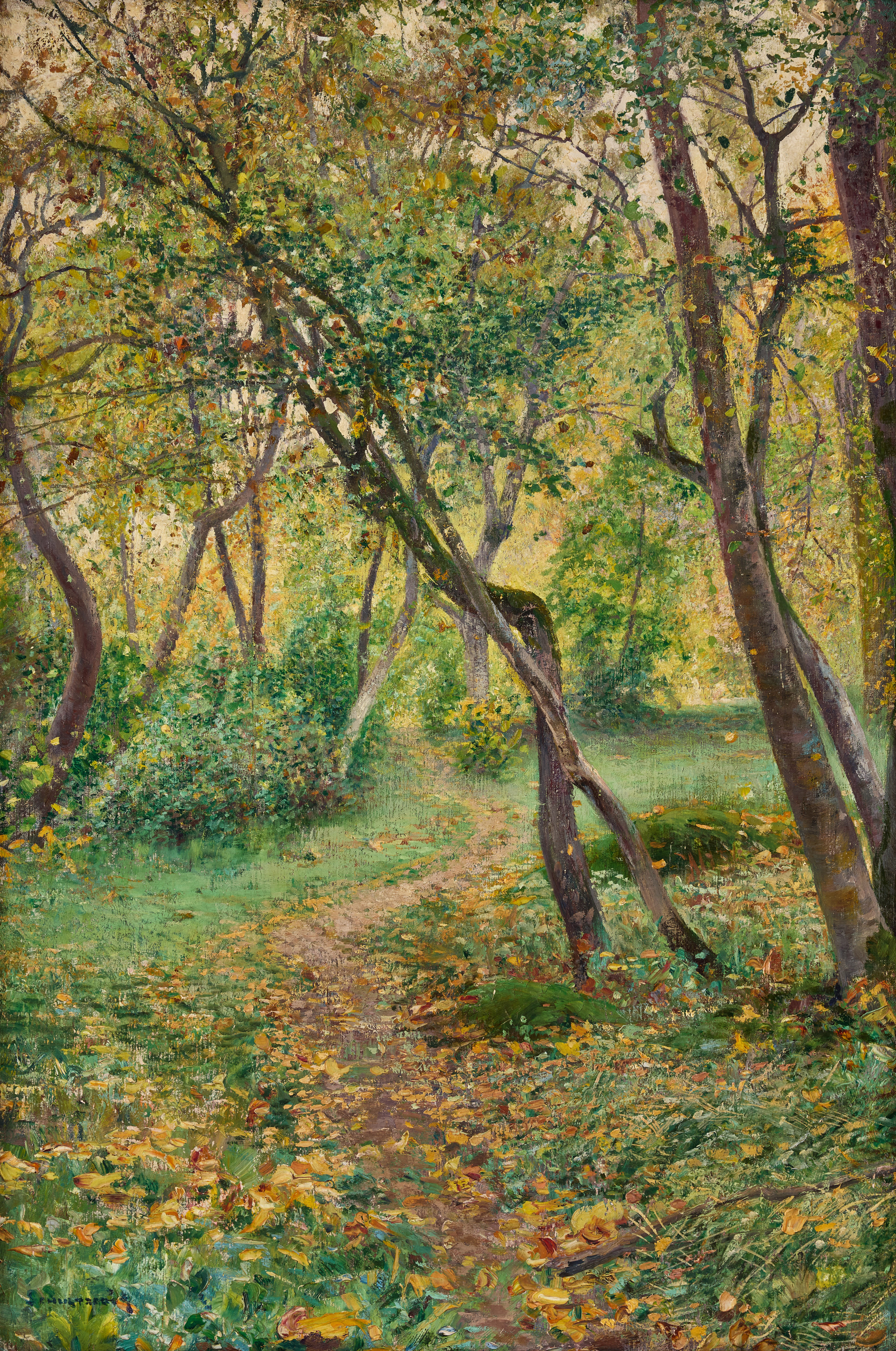 ANSHELM SCHULTZBERG. "Septemberlandskap".