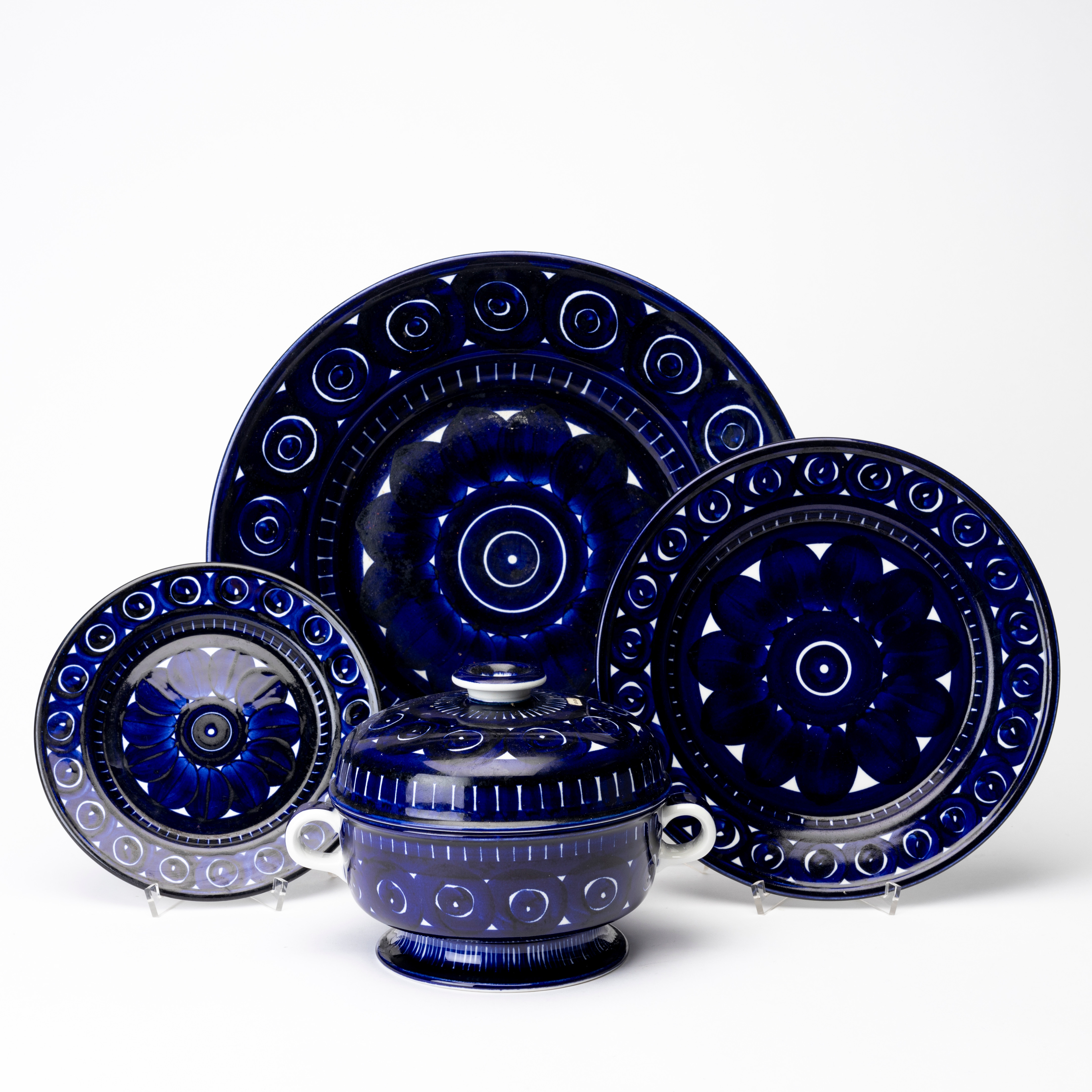 ULLA PROCOPÉ. Matservis, 20 delar, "Valencia", porslin, Arabia, Finland.