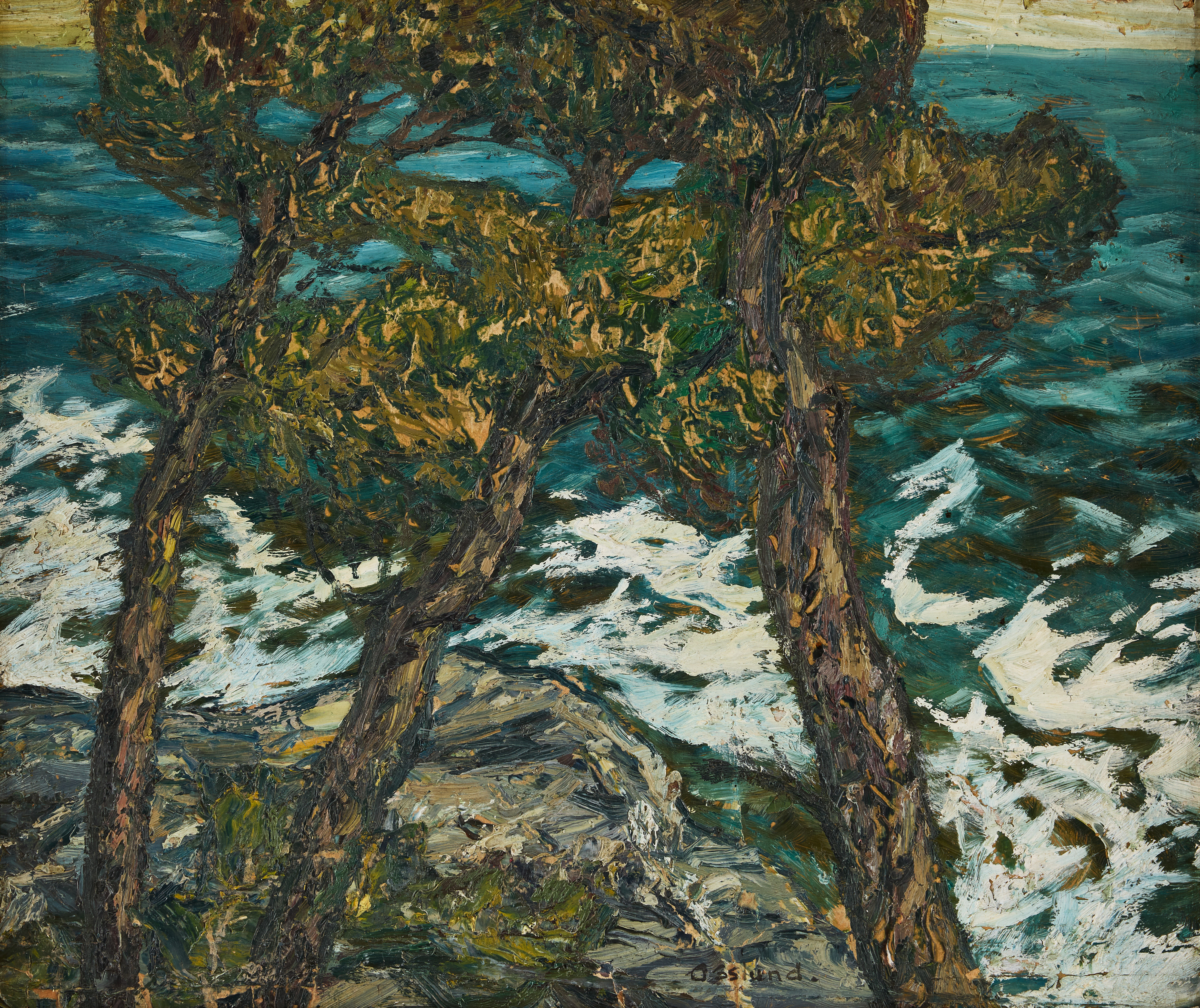 HELMER OSSLUND. "Bränningar".