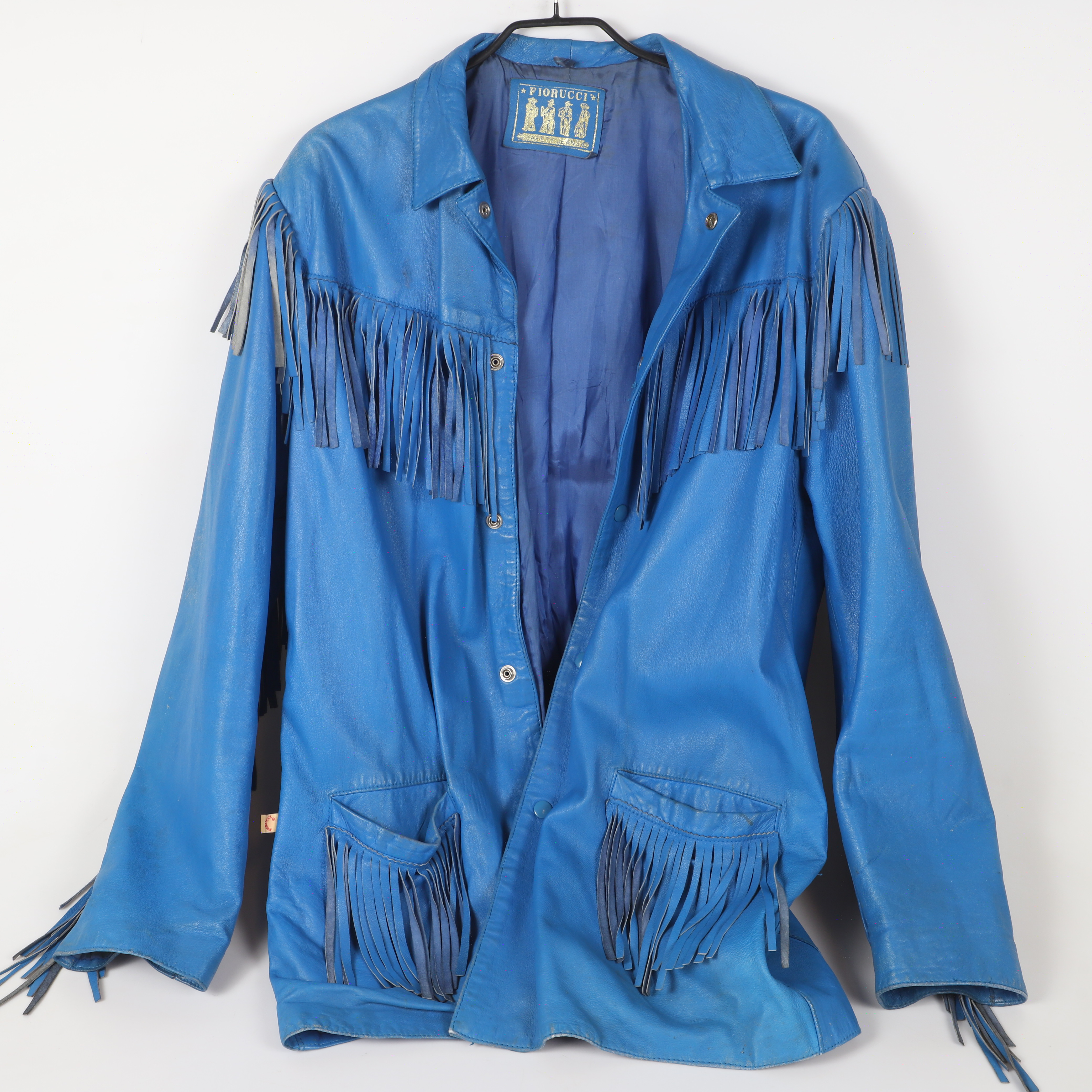 FIORUCCI. Jacka med fransar, skinn, Italien, 1900-talets senare del.