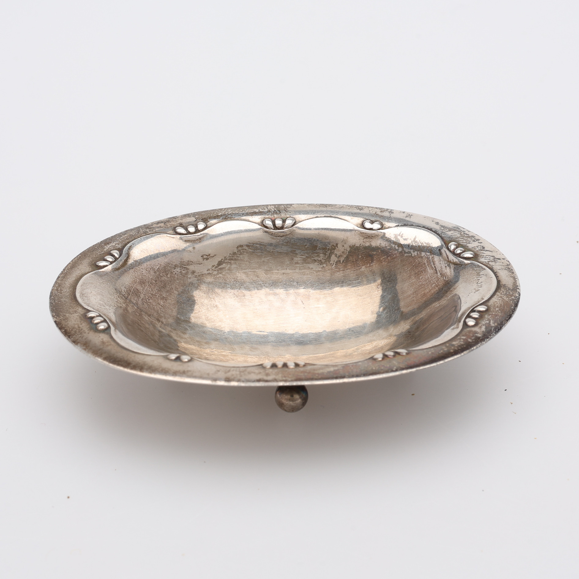 GEORG JENSEN. SALTKAR, STERLINGSILVER, MODELL 243 B, DANMARK.