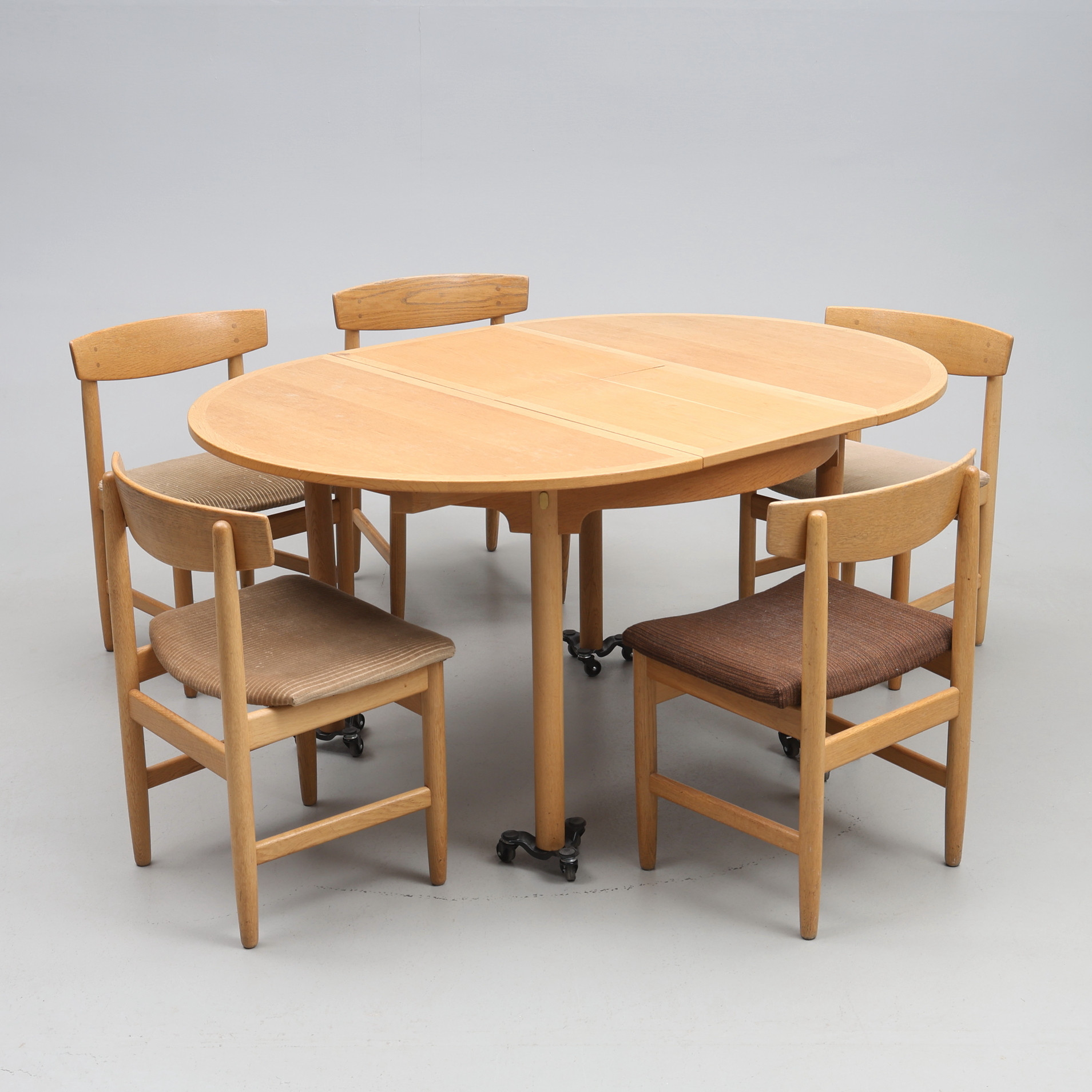 BORGE MOGESEN. Matsalsmöbel, "Öresund", Karl Andersson & Söner, 1900-talets andra hälft, 6 delar.