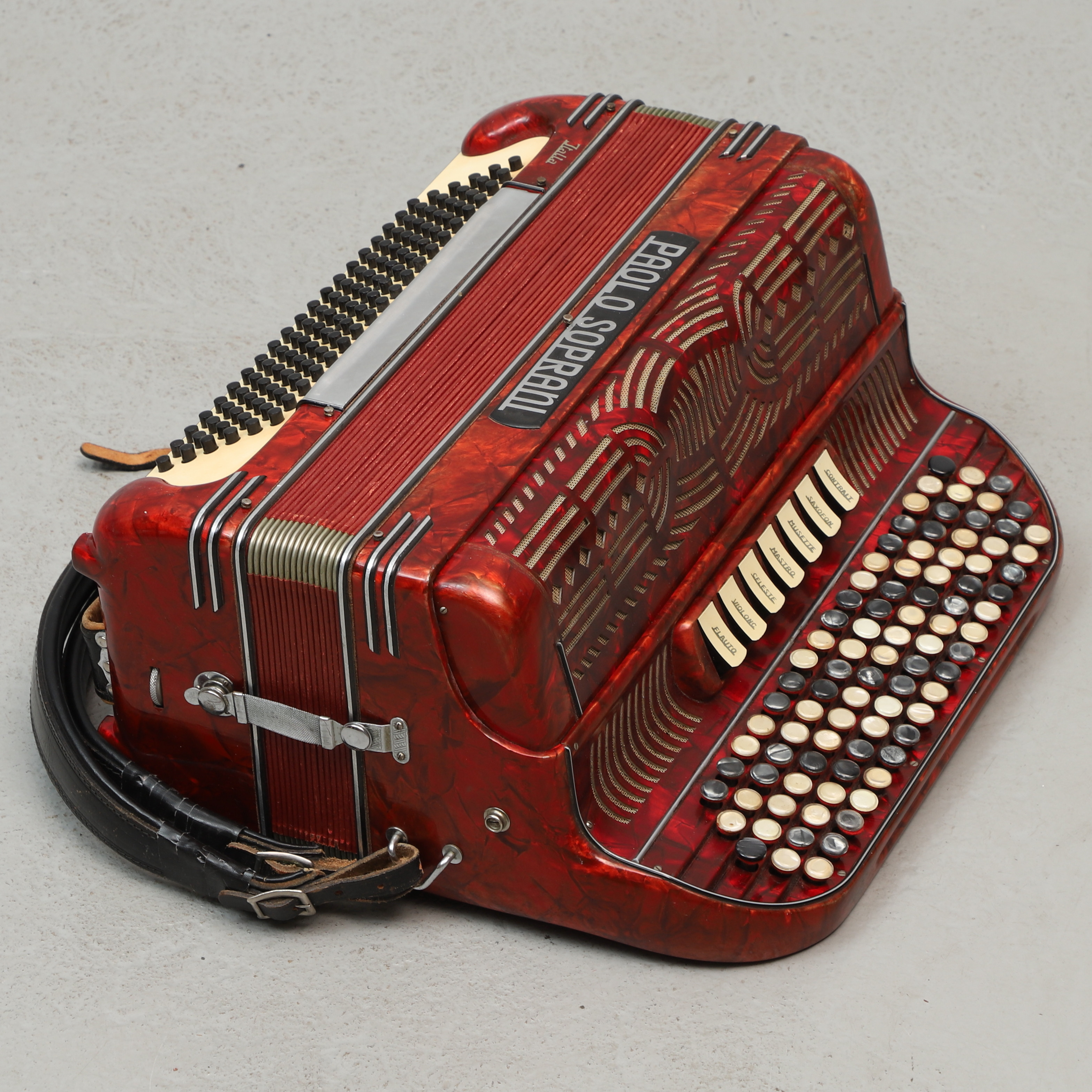 KNAPPDRAGSPEL, Paolo Soprani, Musettestämt, Italien.