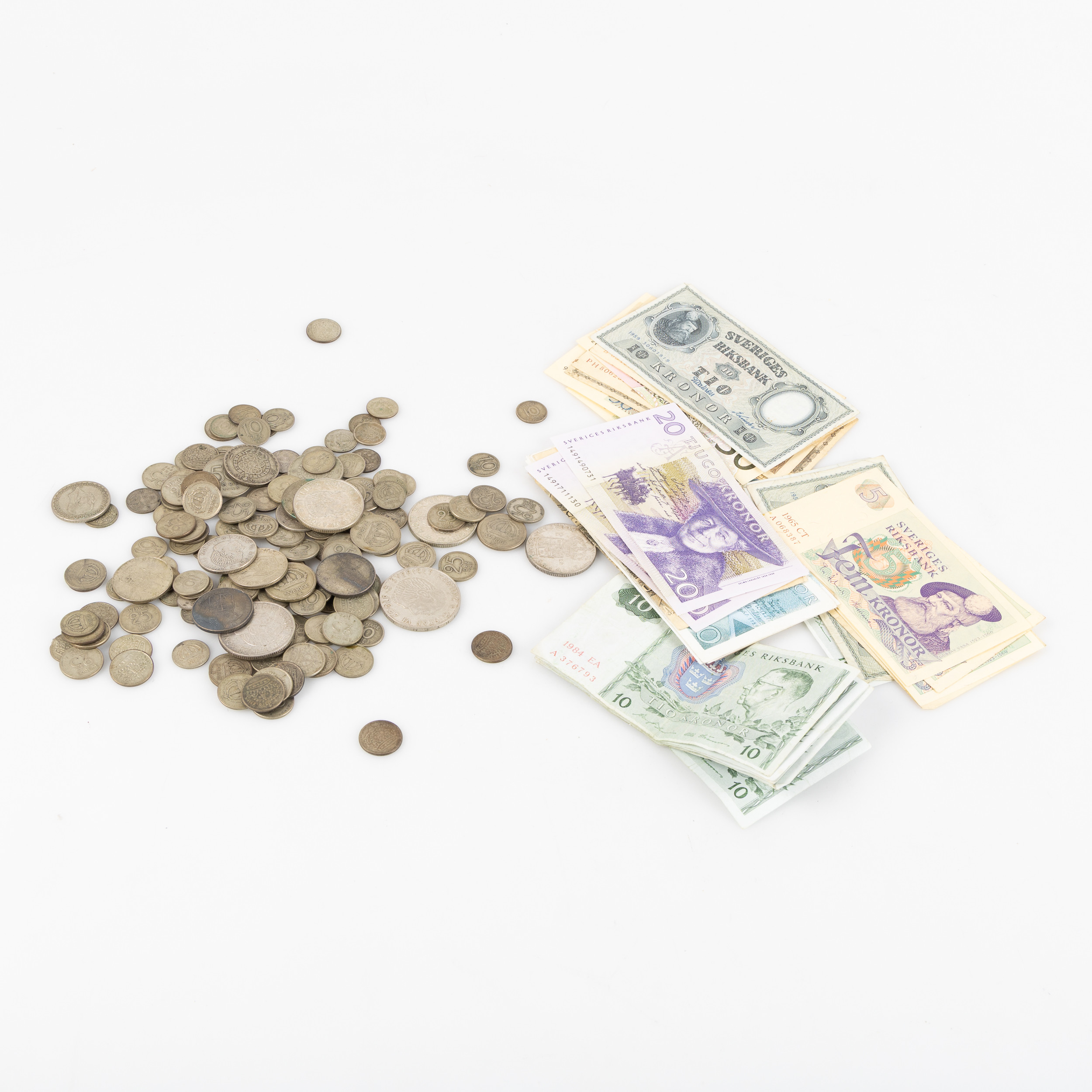 MYNT OCH SEDLAR, Sverige, silvermynt.