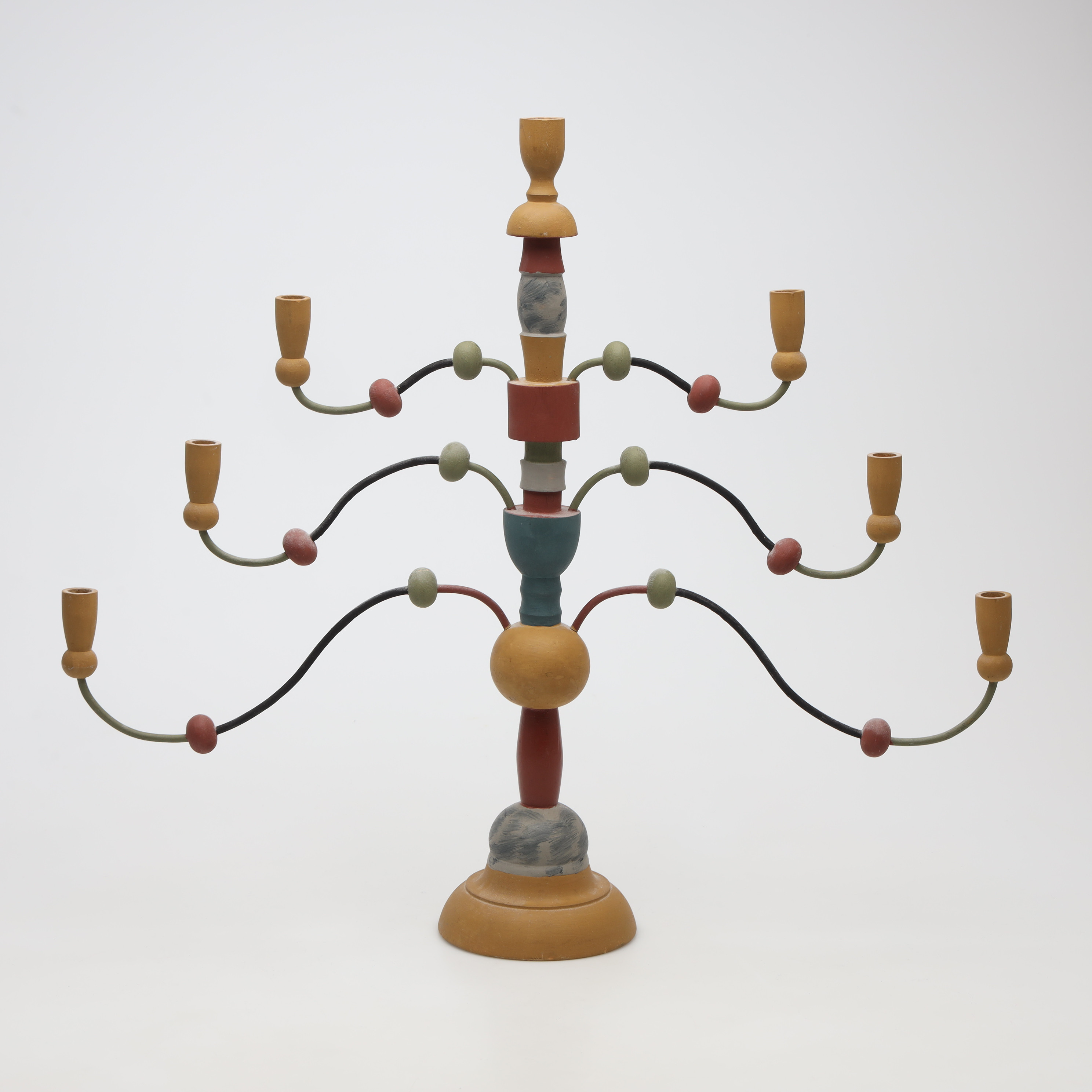 KANDELABER, trä, Essunga hembygdsförening.