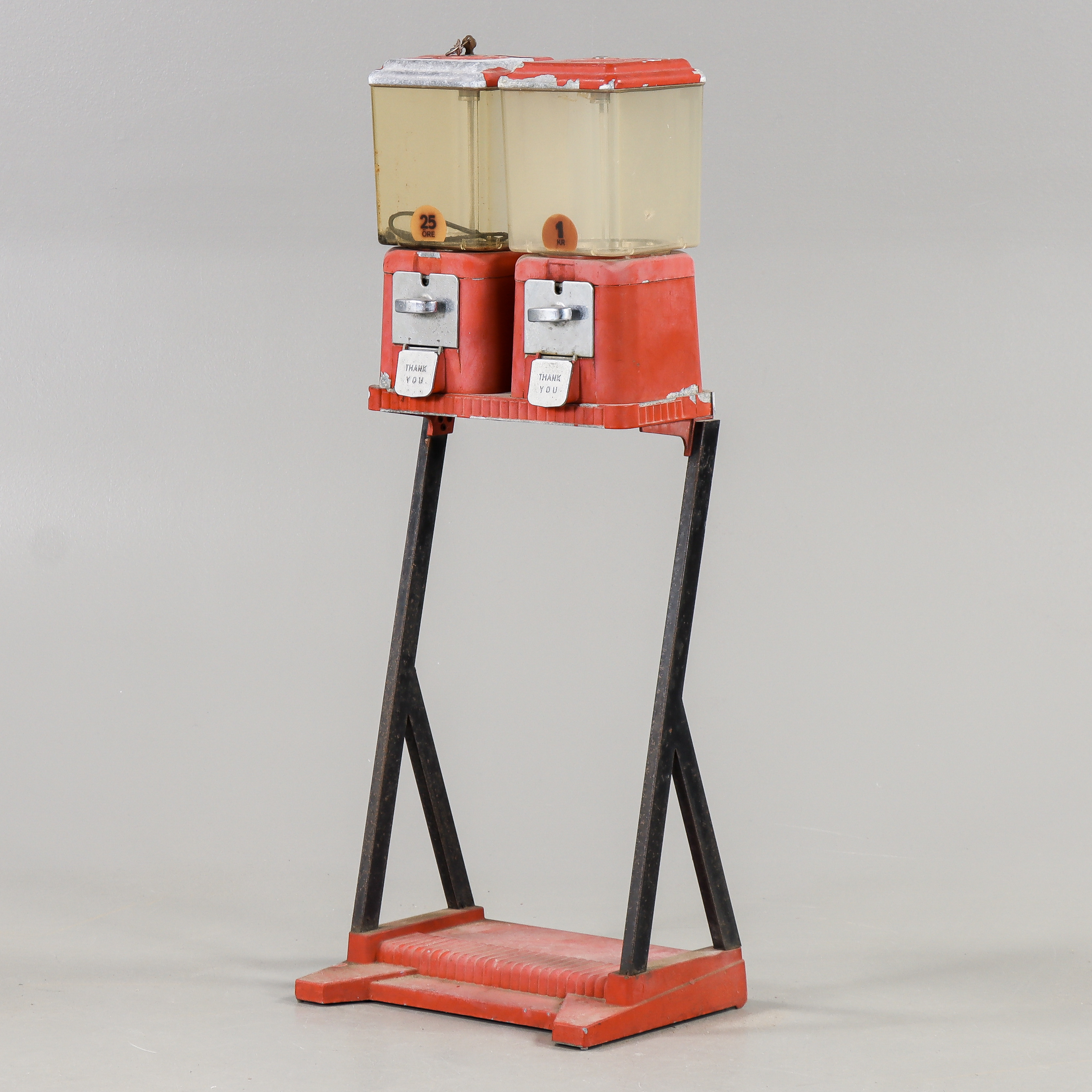 GODIS- / LEKSAKSAUTOMAT Brabo, Belgien, 1960-tal.