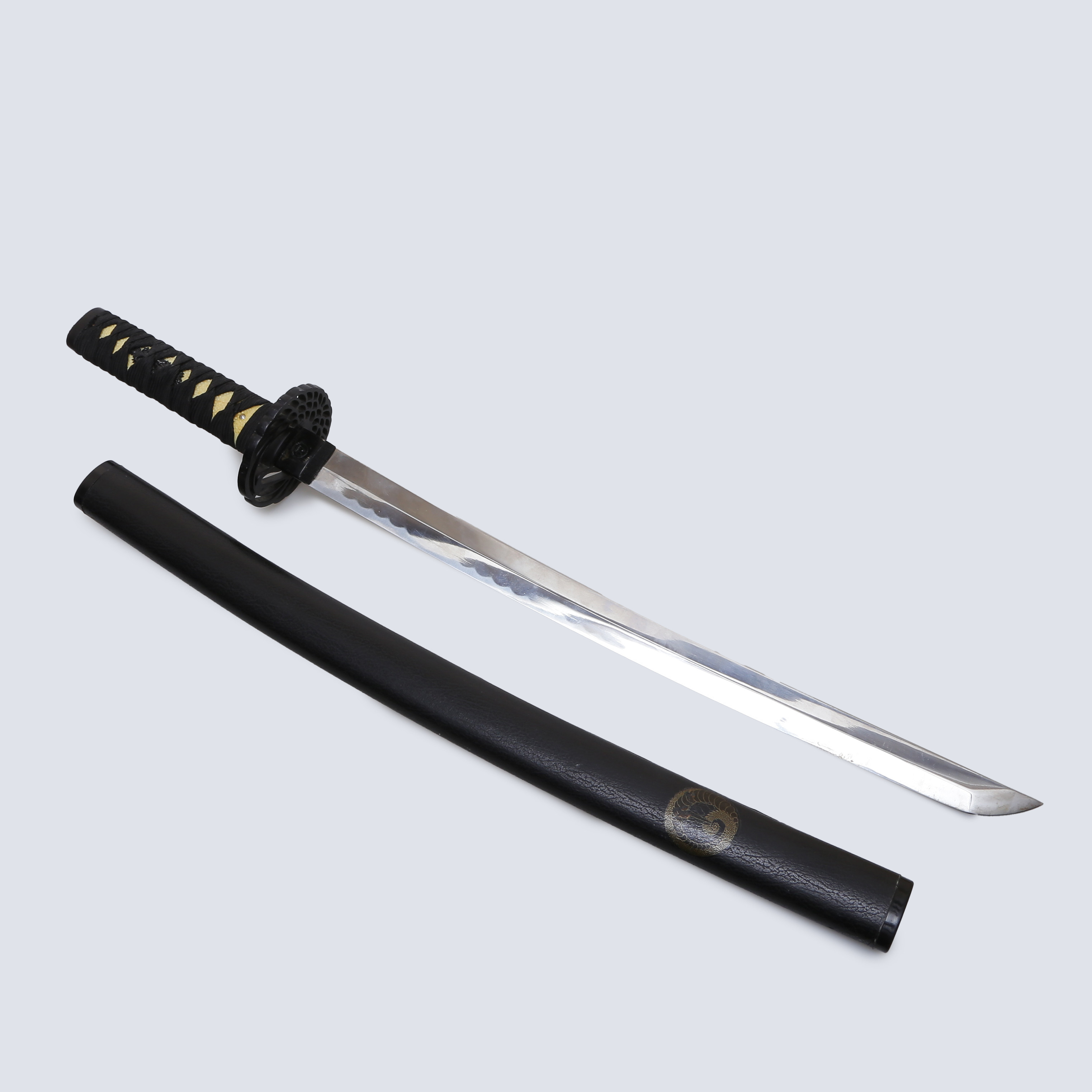 WAKIZASHI, SAMURAI, JAPANSKT DEKORATIONSSVÄRD.