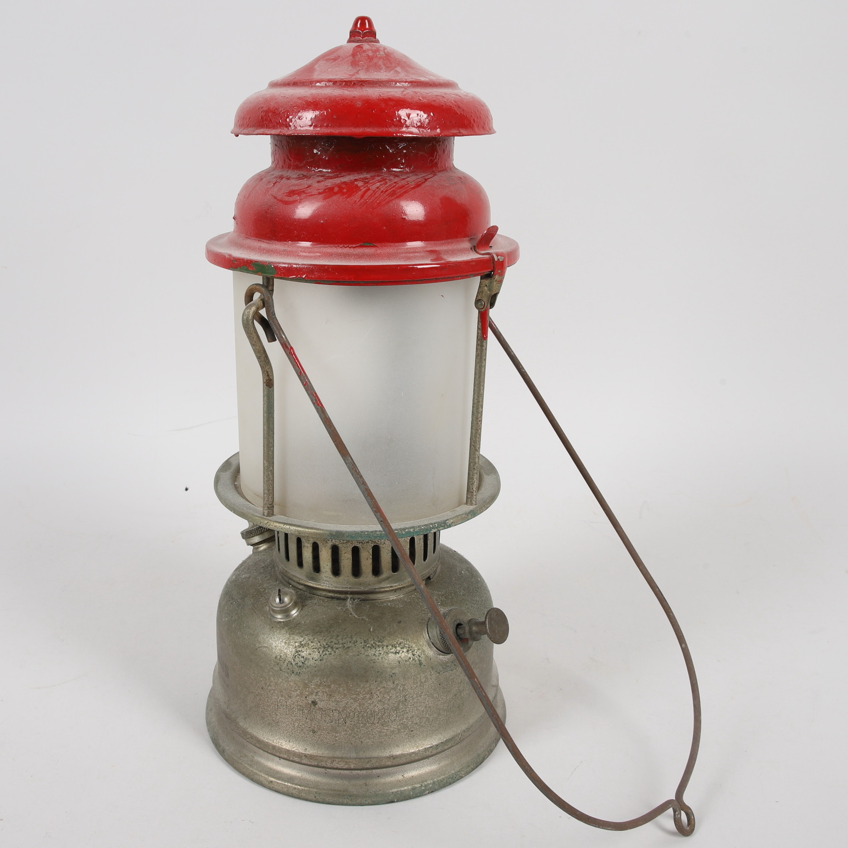 STORMLYKTA, metall/glas, Primus No 1020, Stockholm, 1900-tal.