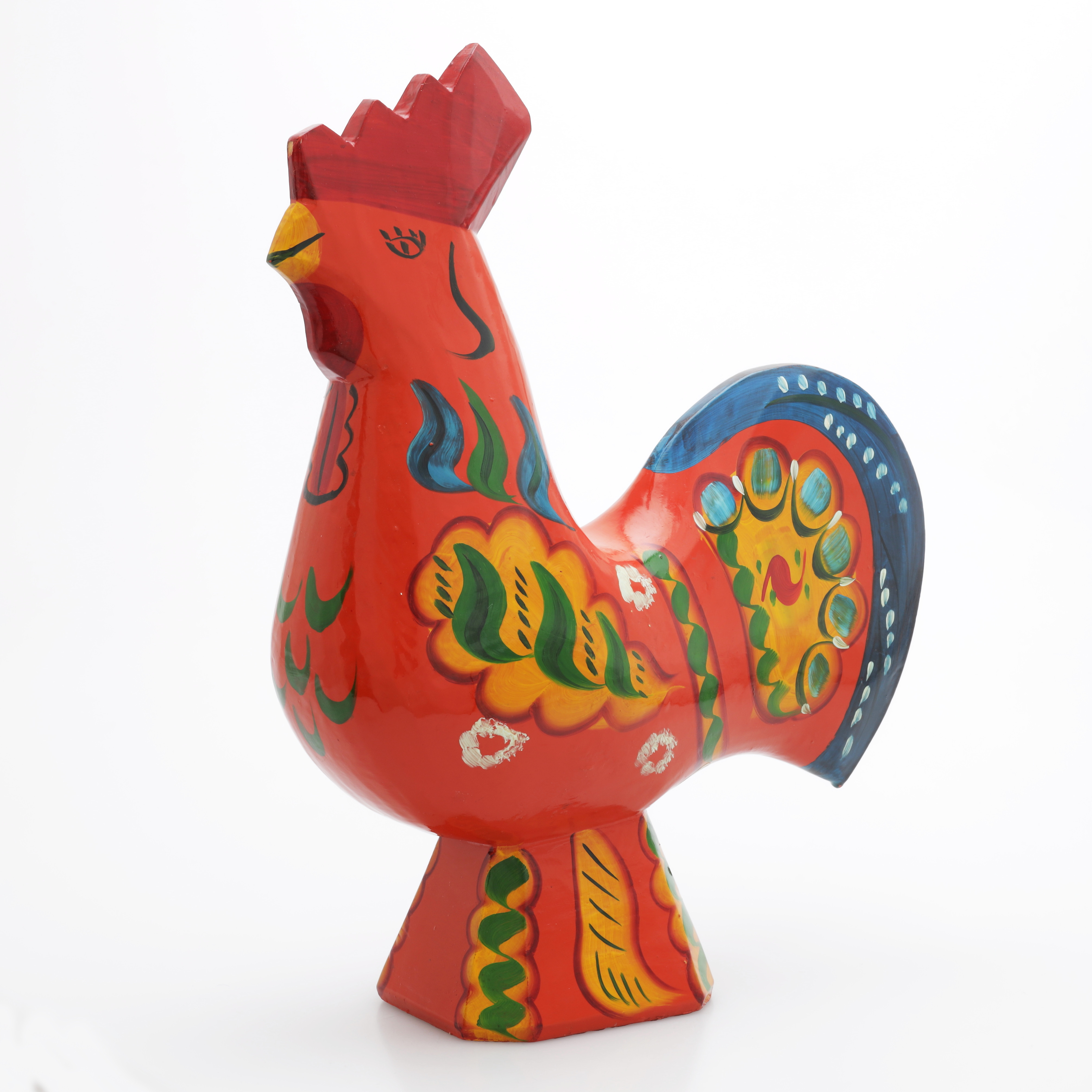 DALATUPP, snidat och bemålat trä, Grannas A. Olssons Hemslöjd, Nusnäs, Mora.