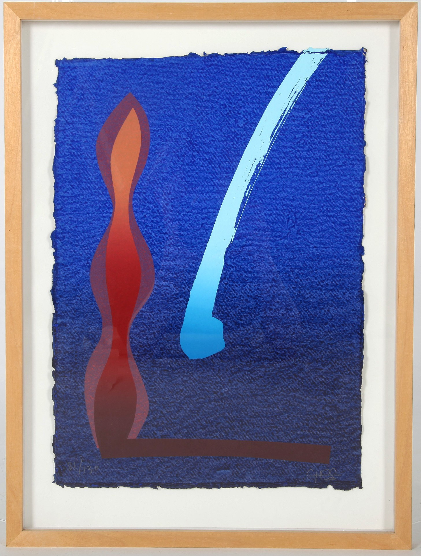 CURT HILLFON. 1943-2018. Färgserigrafi, signerad.