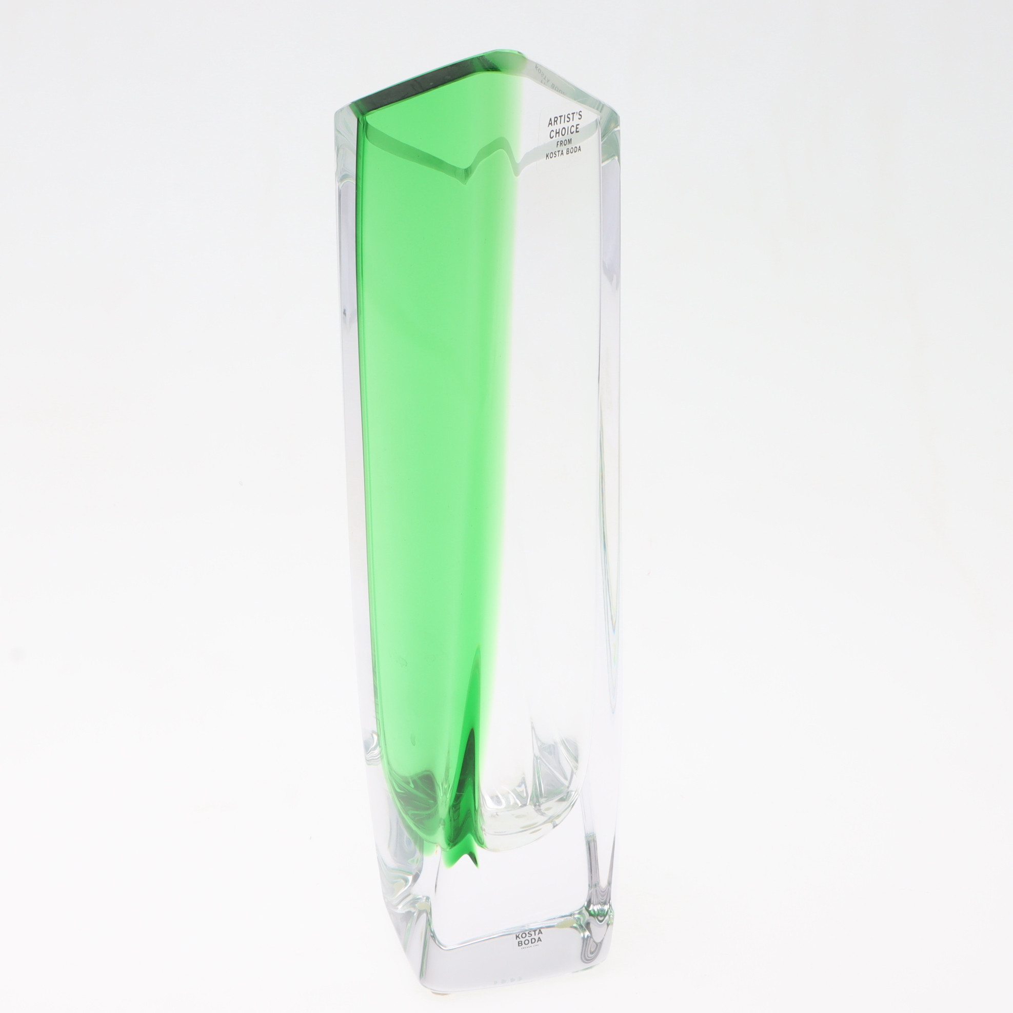 GÖRAN WÄRFF. Vas, konstglas, signerad, Kosta Boda.