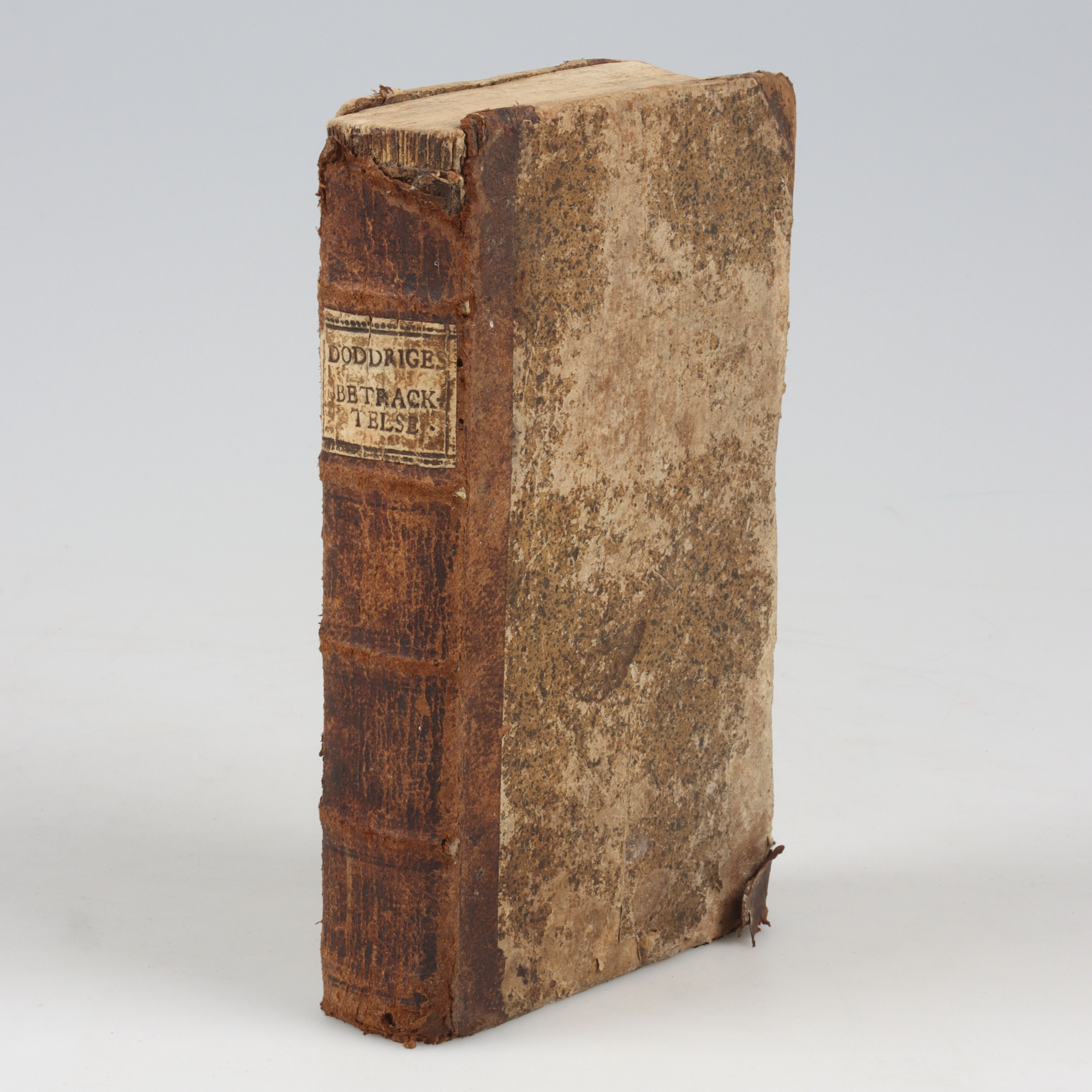 BOK, "Betraktelse Om Den Sanna Gudacktighetens Början Och Tilwärxt", av Philip Doddridge. Lars Kumblin. Stockholm. 1773.