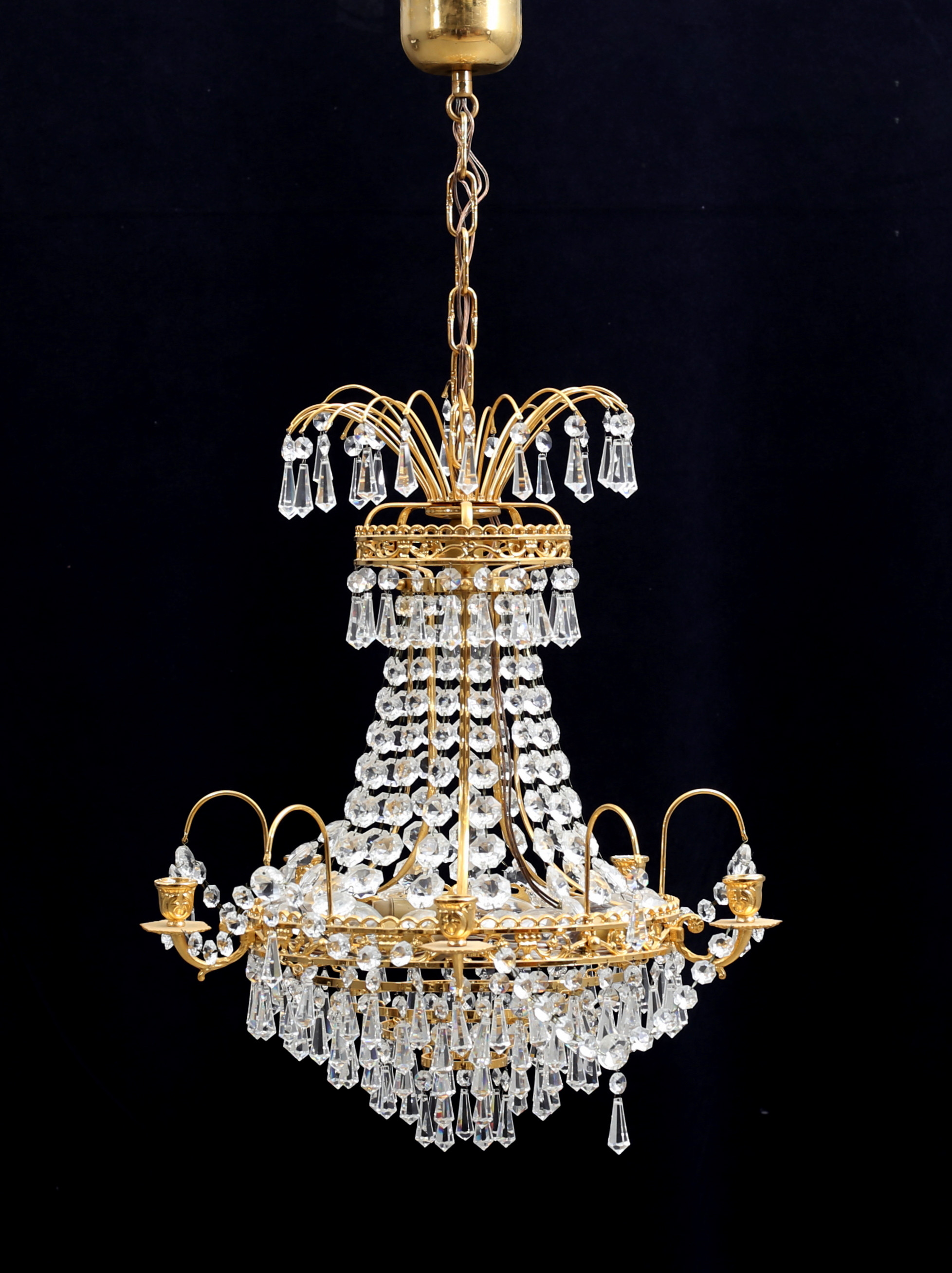 LJUSKRONA, gustaviansk stil, 1900-talets andra hälft.