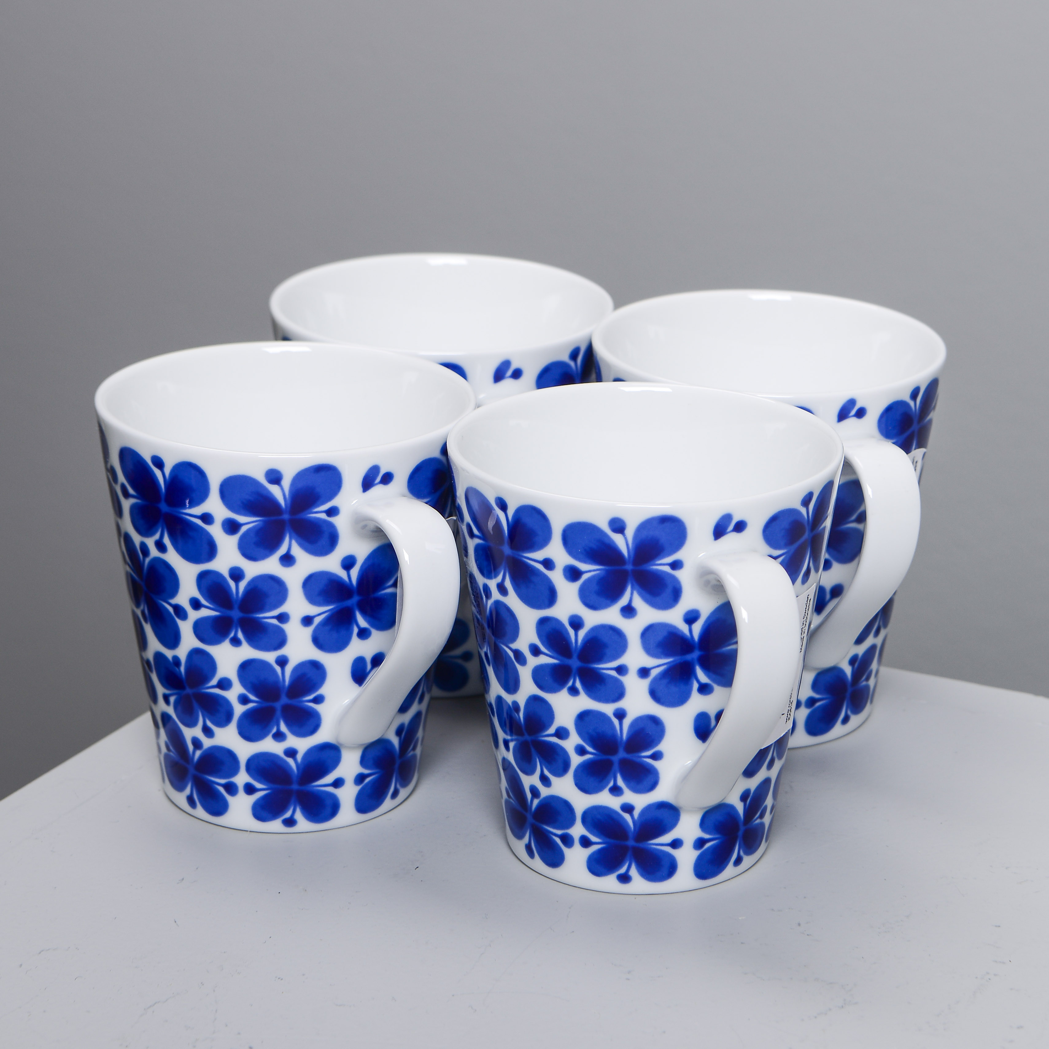 MARIANNE WESTMAN. Kaffemuggar, "Mon Amie", 4 st, Rörstrand, formgiven 1952.