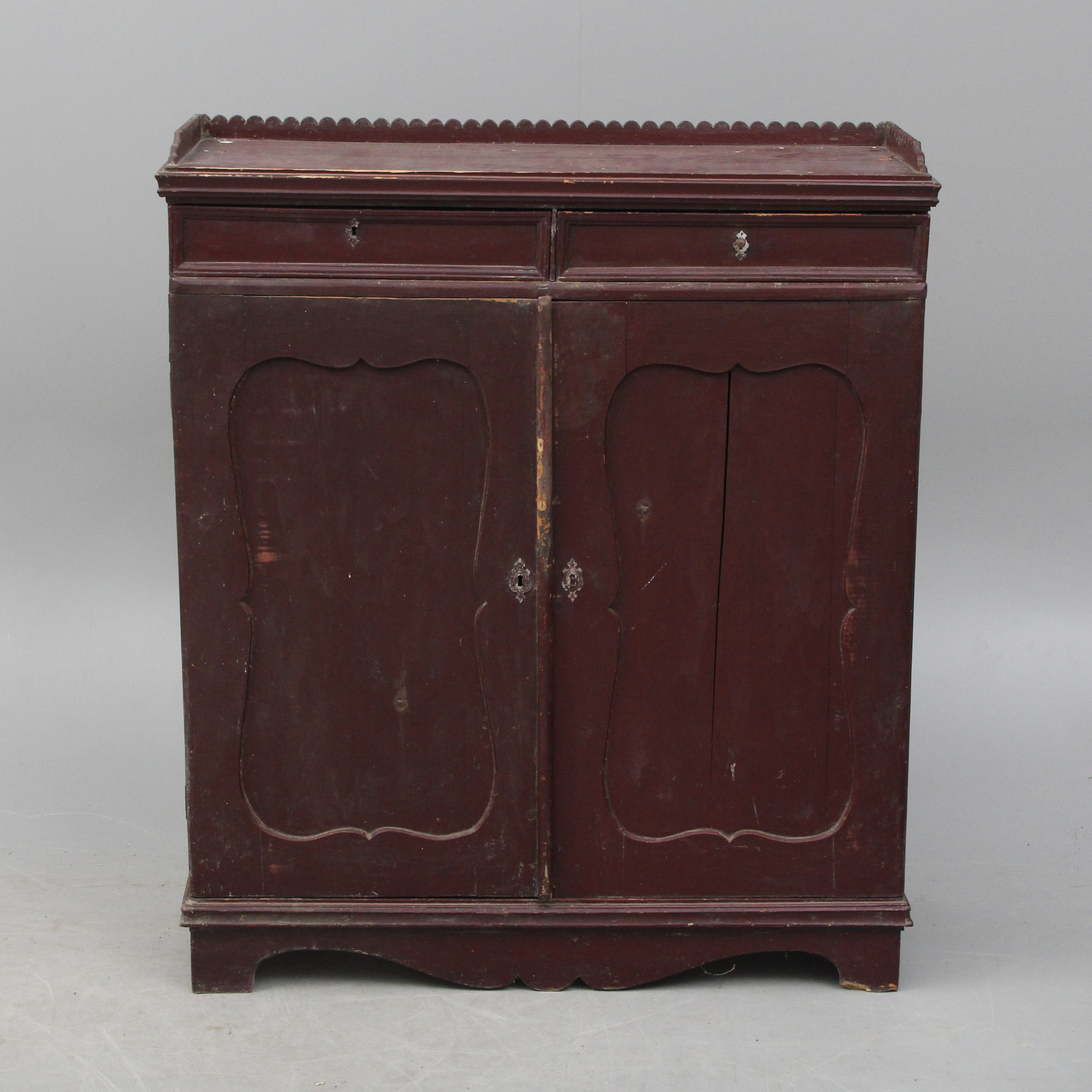 SKÅP, allmoge, originalmålat, ursprung, Löts socken på Öland, ca 1850-tal.