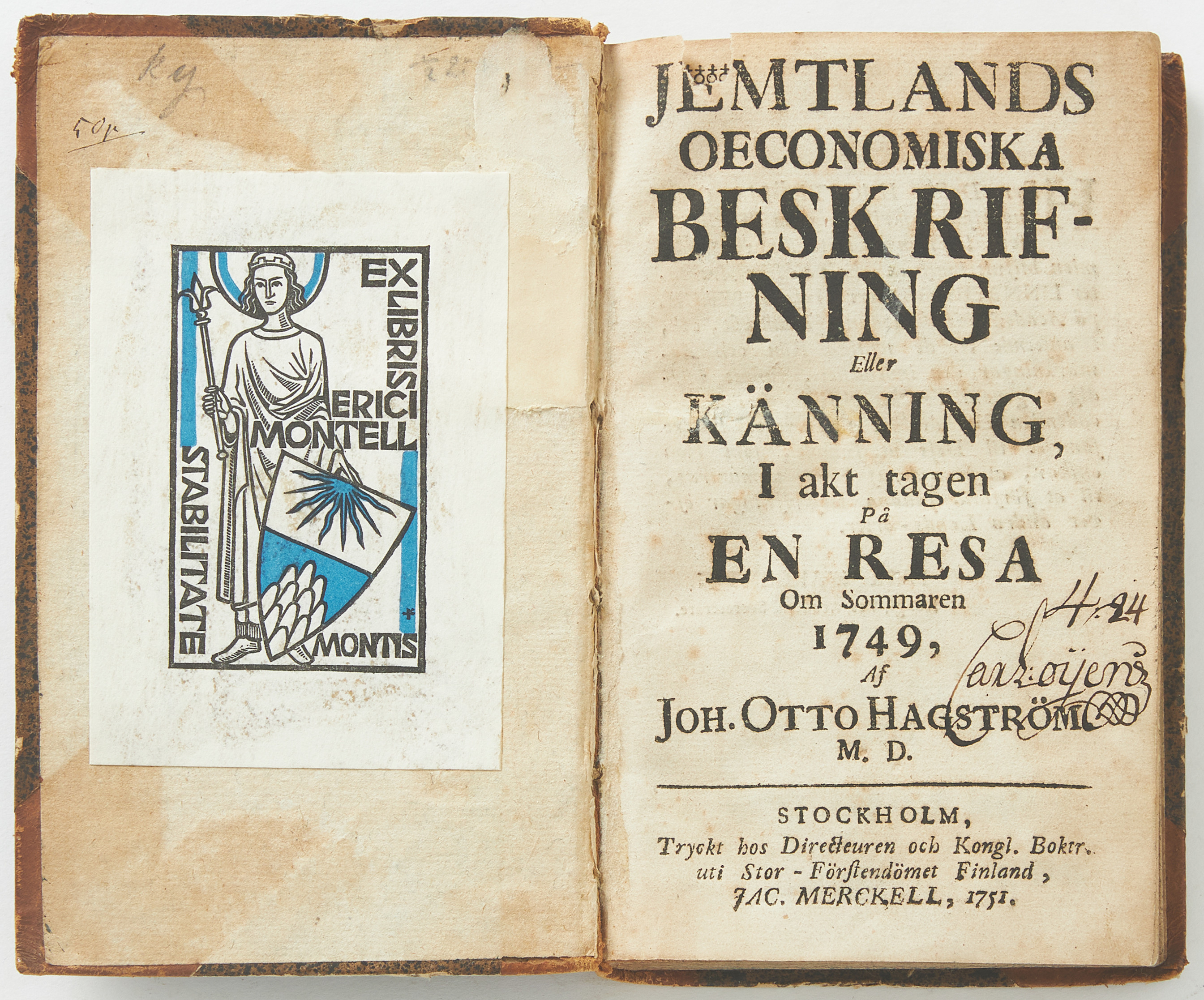 HAGSTRÖMS JÄMTLÄNDSKA RESA 1751.